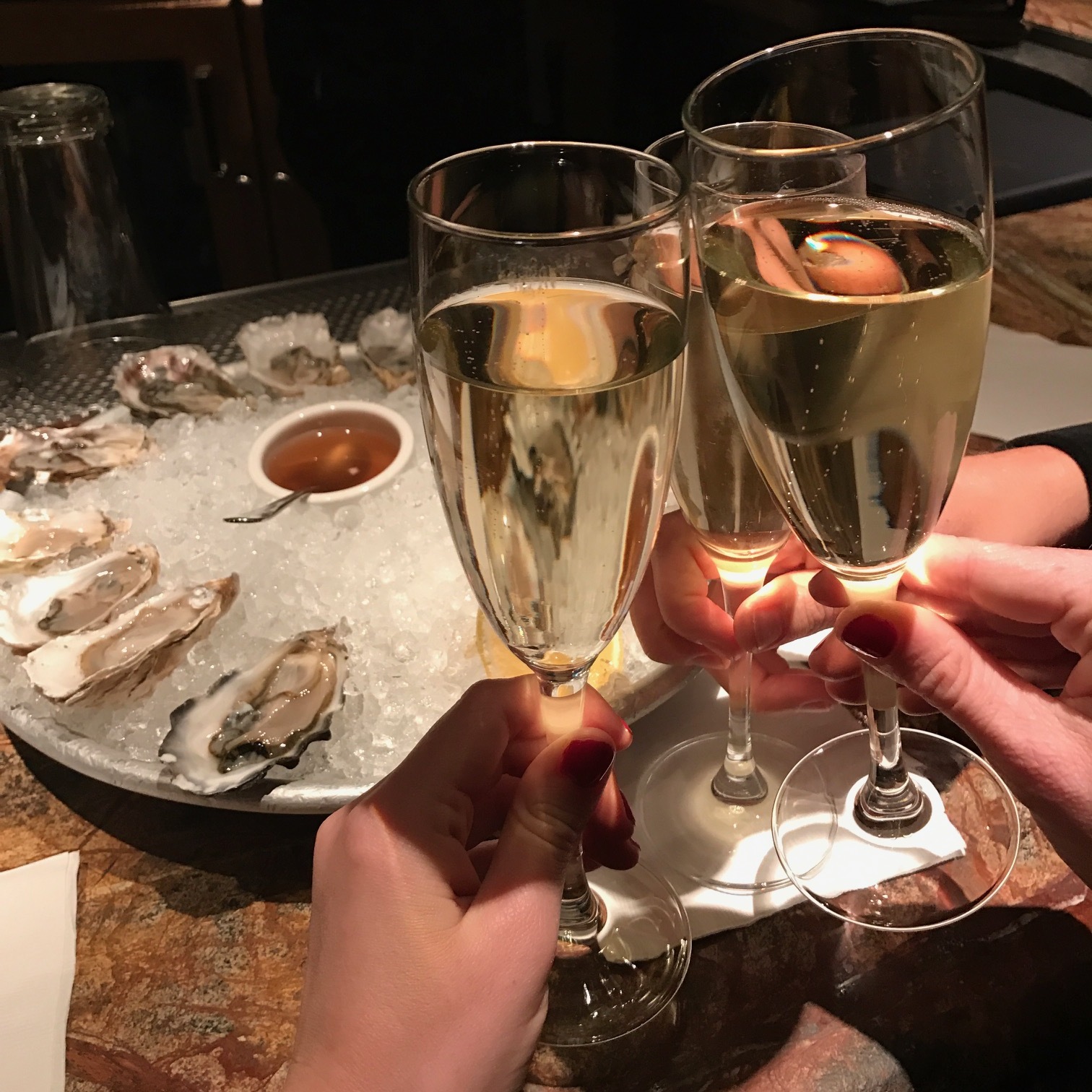 Happy Hour at Farallon...cheers!