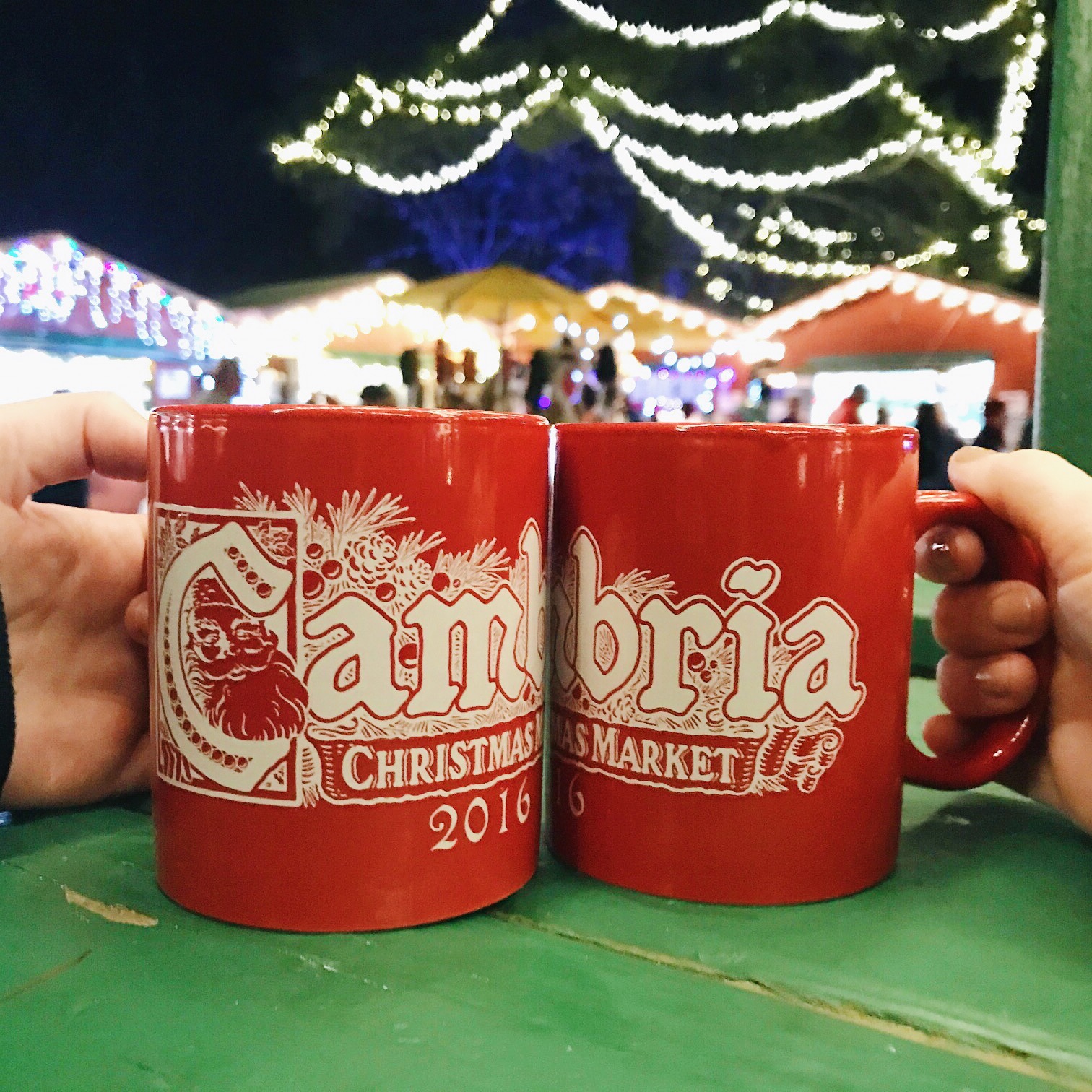 Mulled wine to keep us warm at the Cambria Christmas Market!