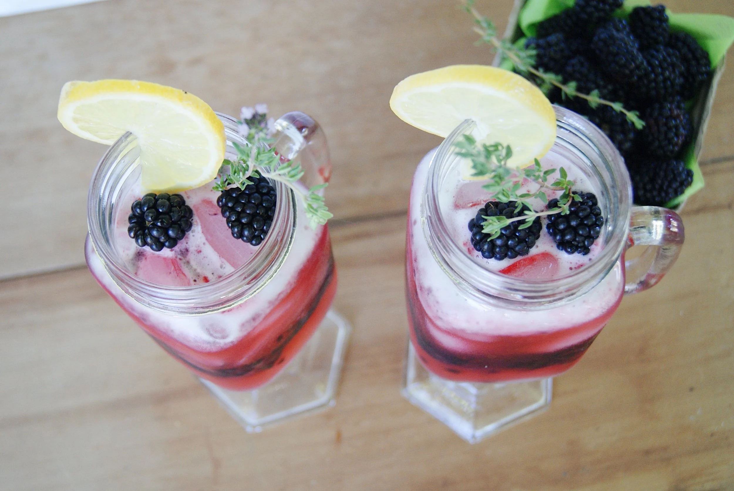 Olallieberry Thyme Vodka Lemonade on Visit Cambria!