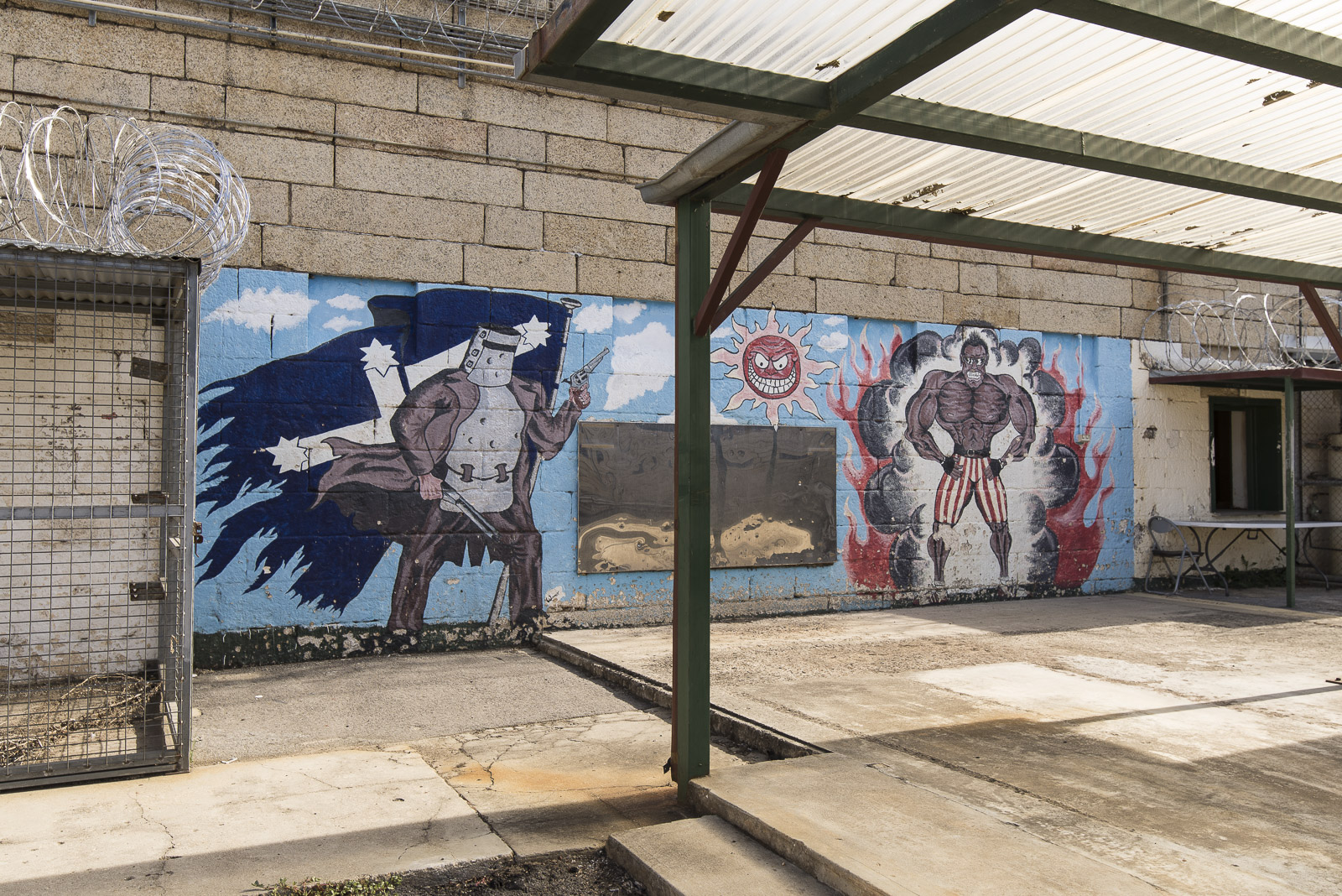  Mural by previous inmate Beechworth H.M Prison 2018 