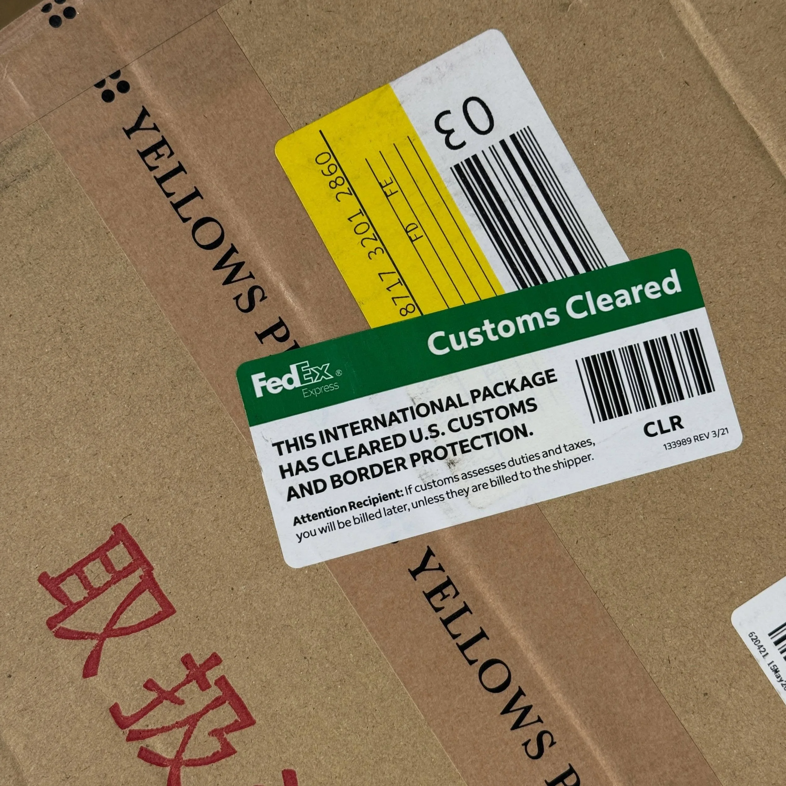 Customs Cleared = SUCCESS!  Eyeglasses are considered a medical device by the gov&rsquo;t, so they need FDA clearance before I can receive them. Lots of cool new frames coming in this week, I&rsquo;ll be posting them on my website.  I typically post 