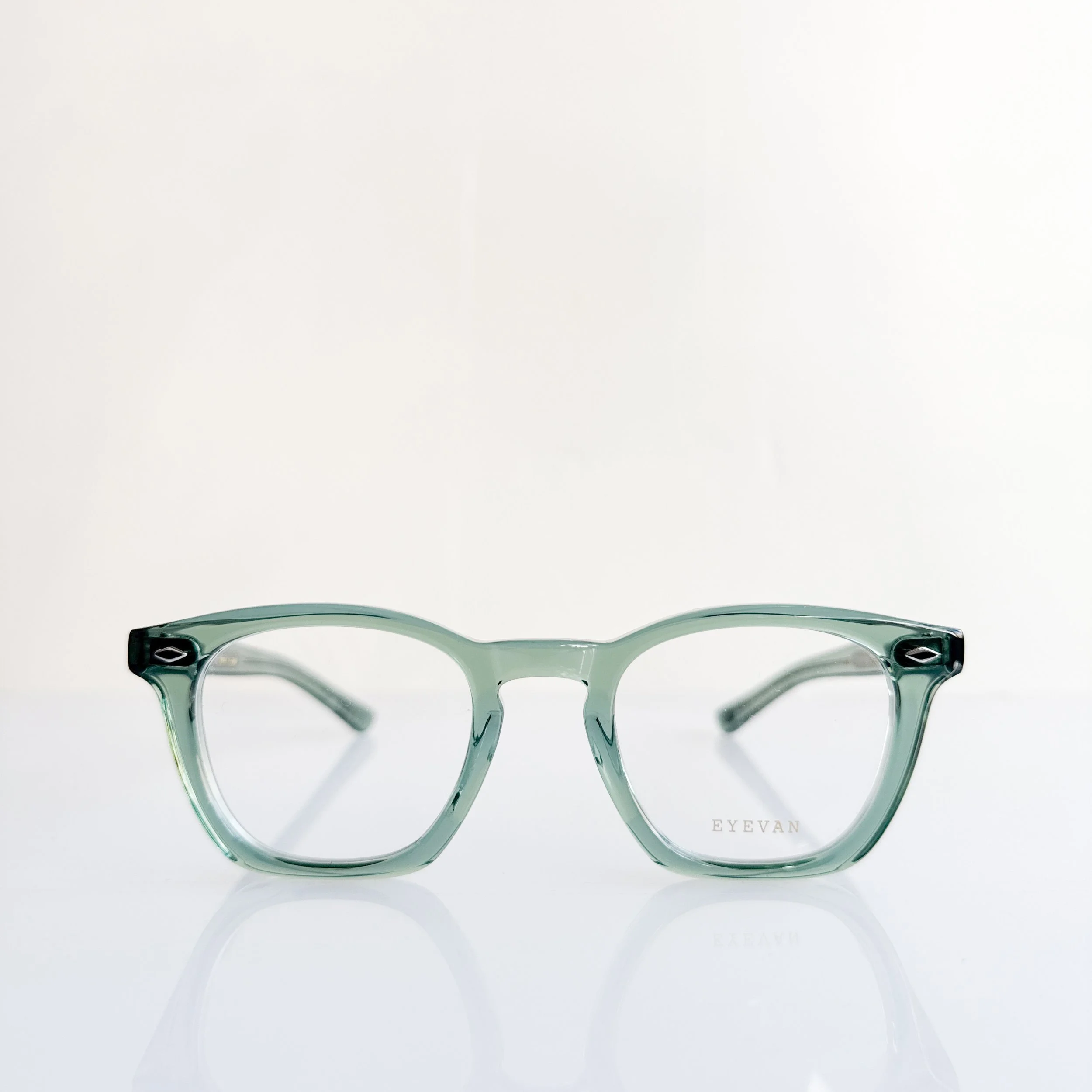 Eyevan 7285  - "Optimo-E" - Crystal Green