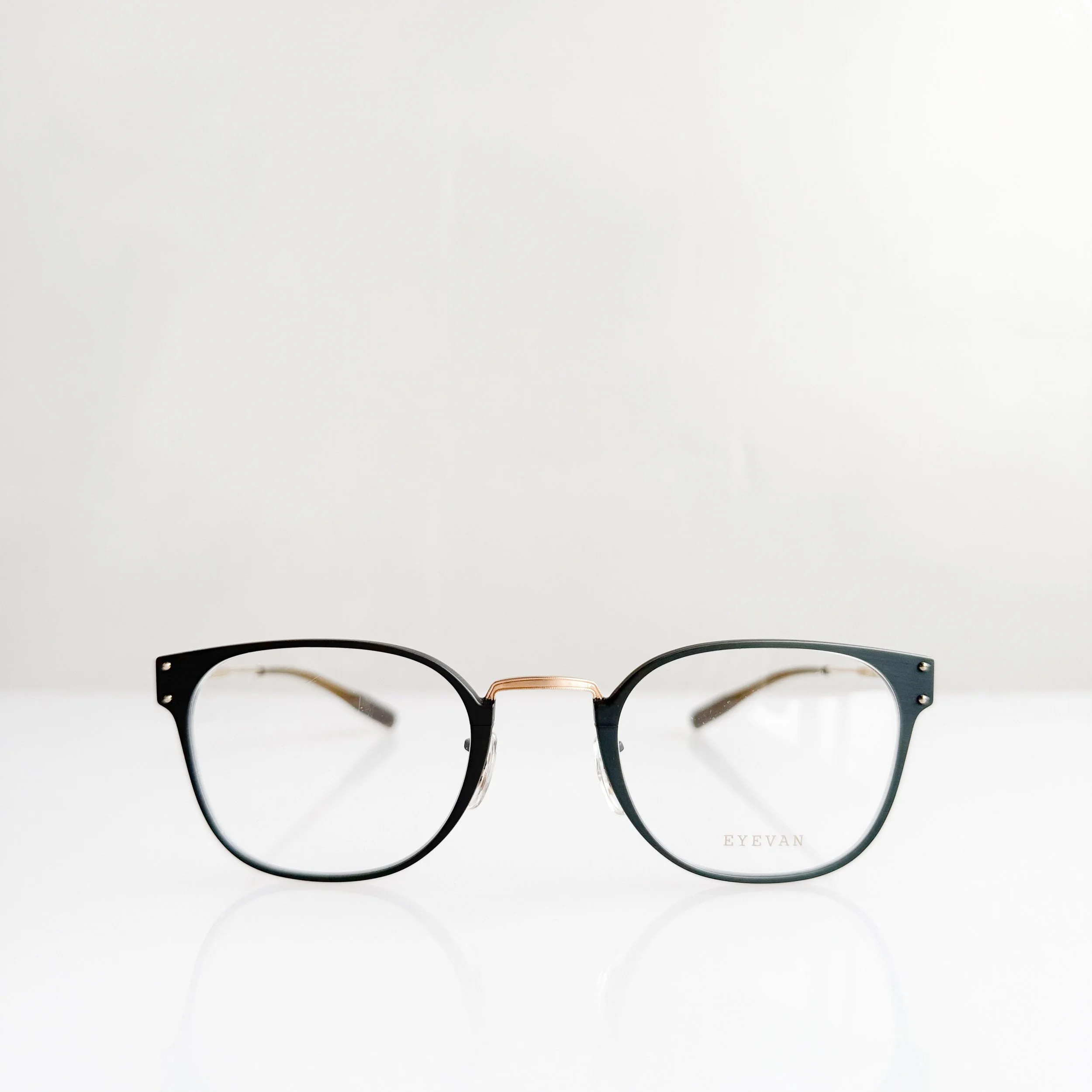 Eyevan 7285  - "Selz" - Color DG/G (Green/Gold)