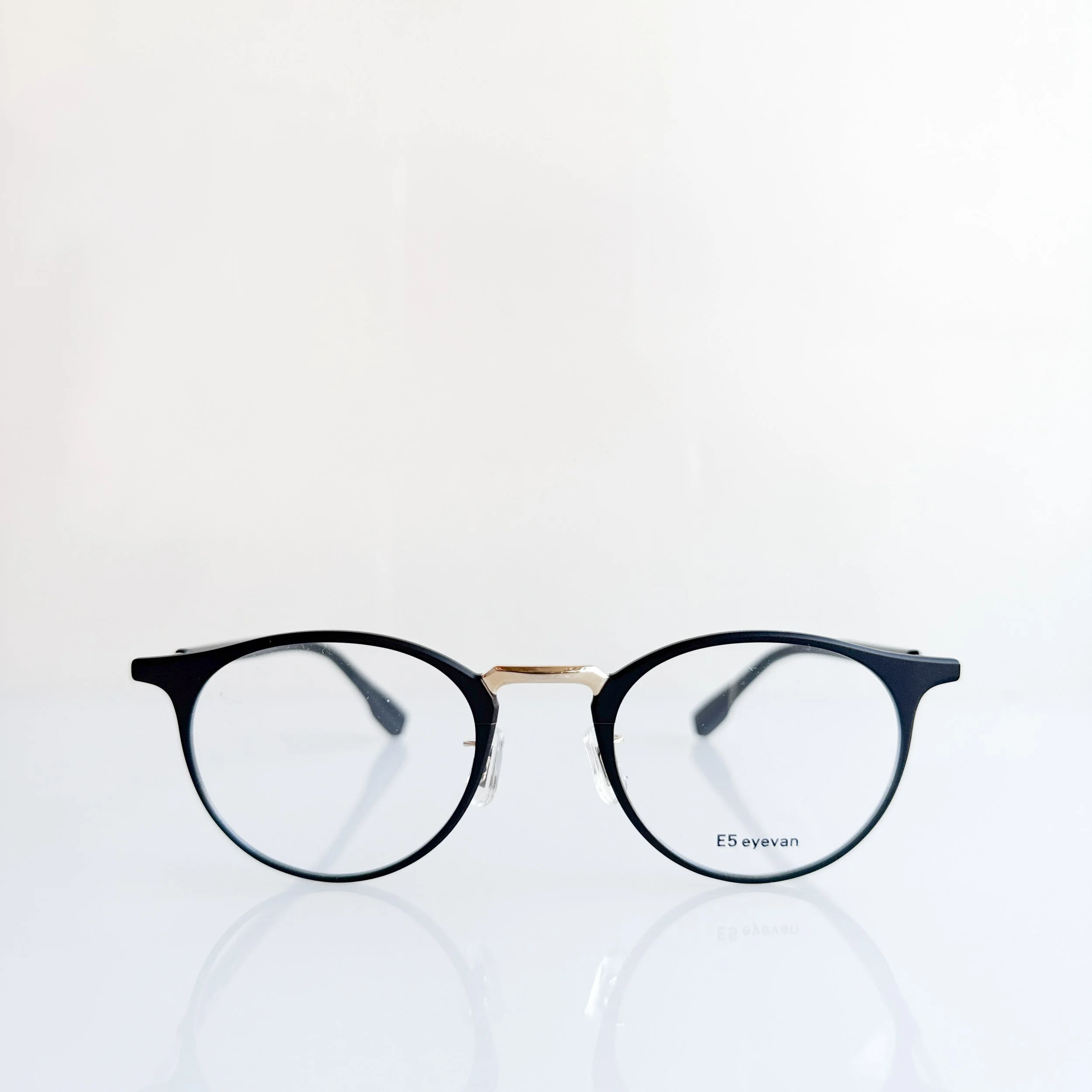 E5 Eyevan - "m19" - Matte Black / Gold