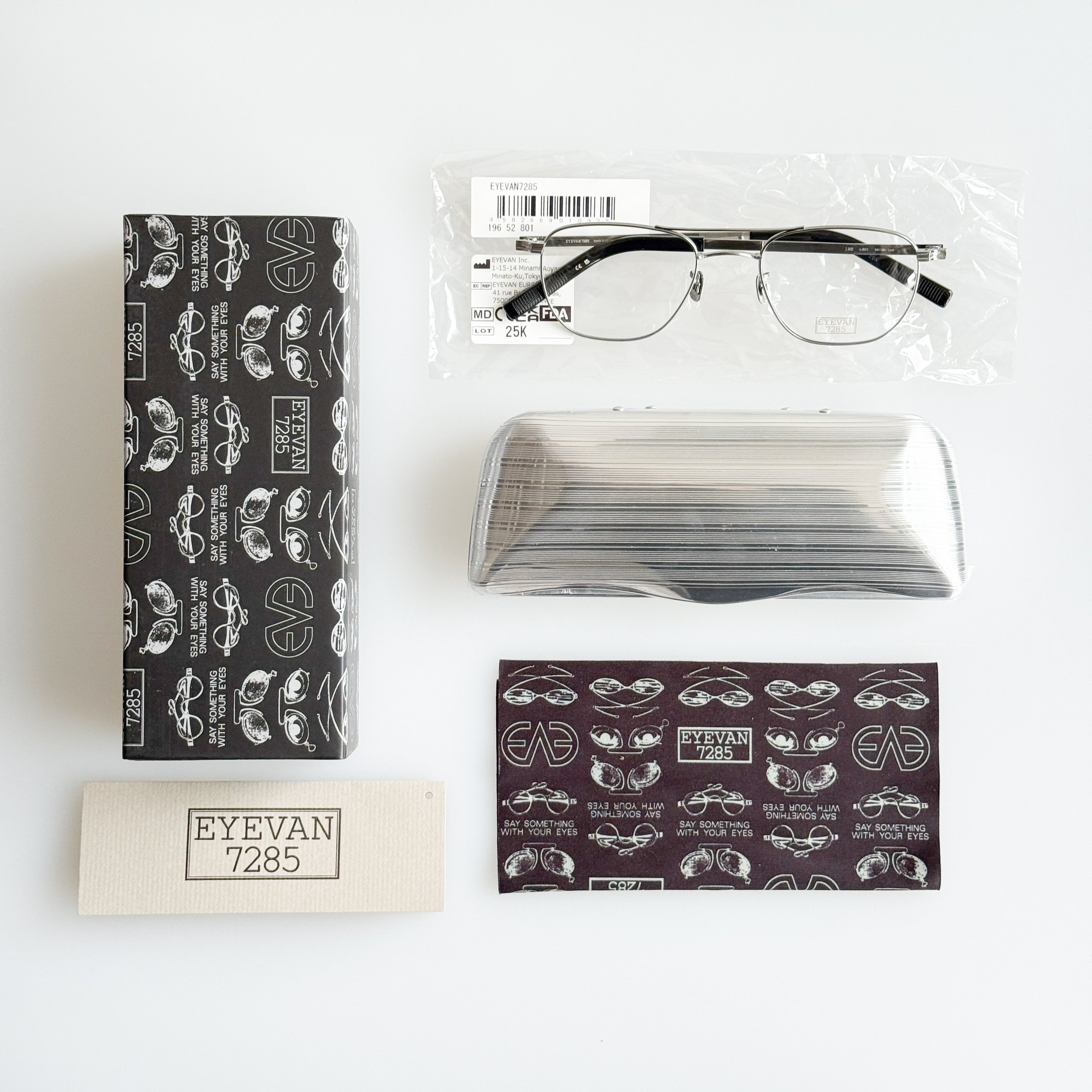 Eyevan 7285  - "196" - Palladium (Color 801)