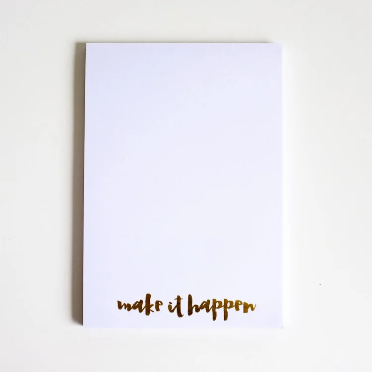 'Make it Happen' Notepad