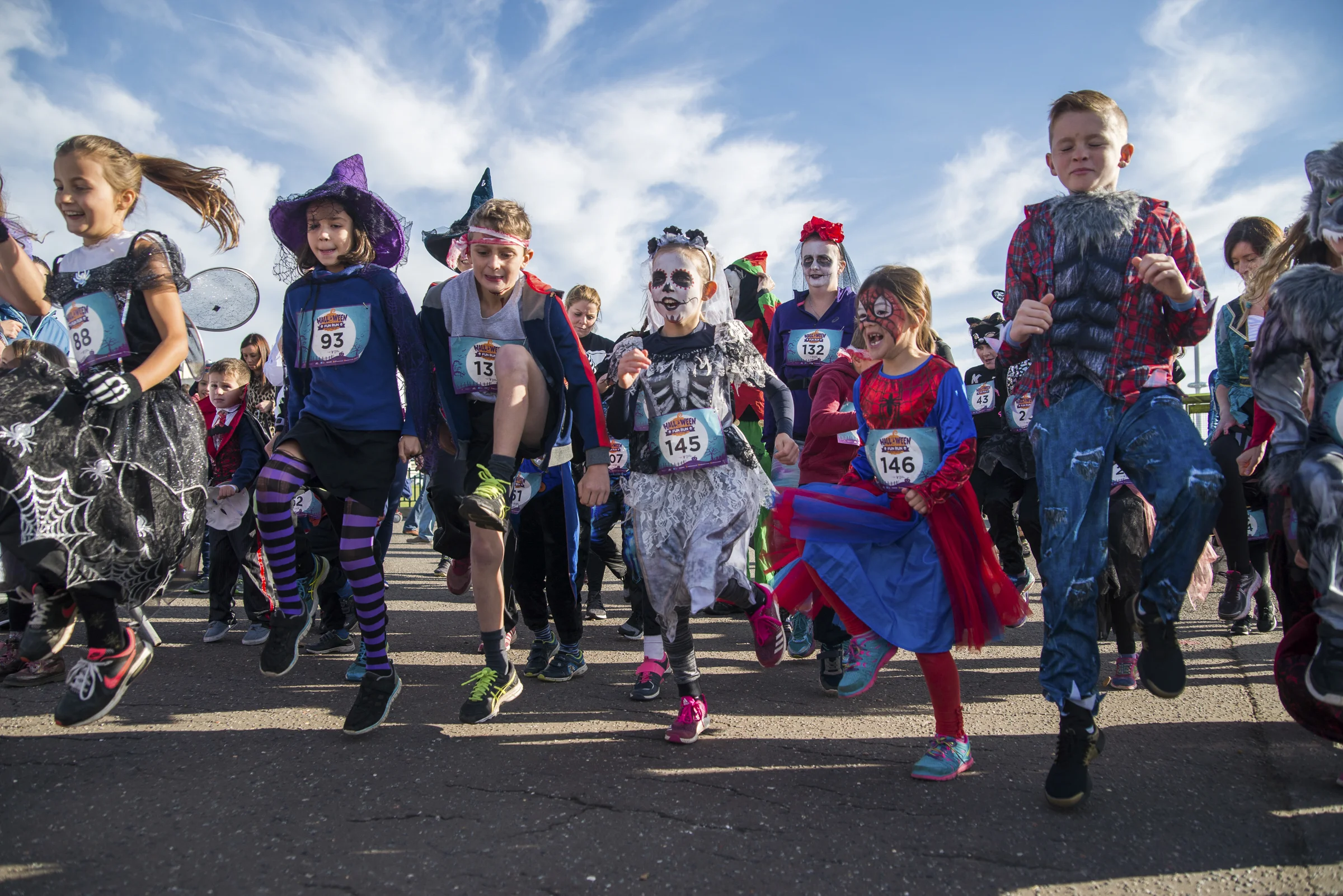 The Halloween Fun Run Brings 160 Ghoulish Runners to the Sussex Coast in Aid of The Sussex Beacon