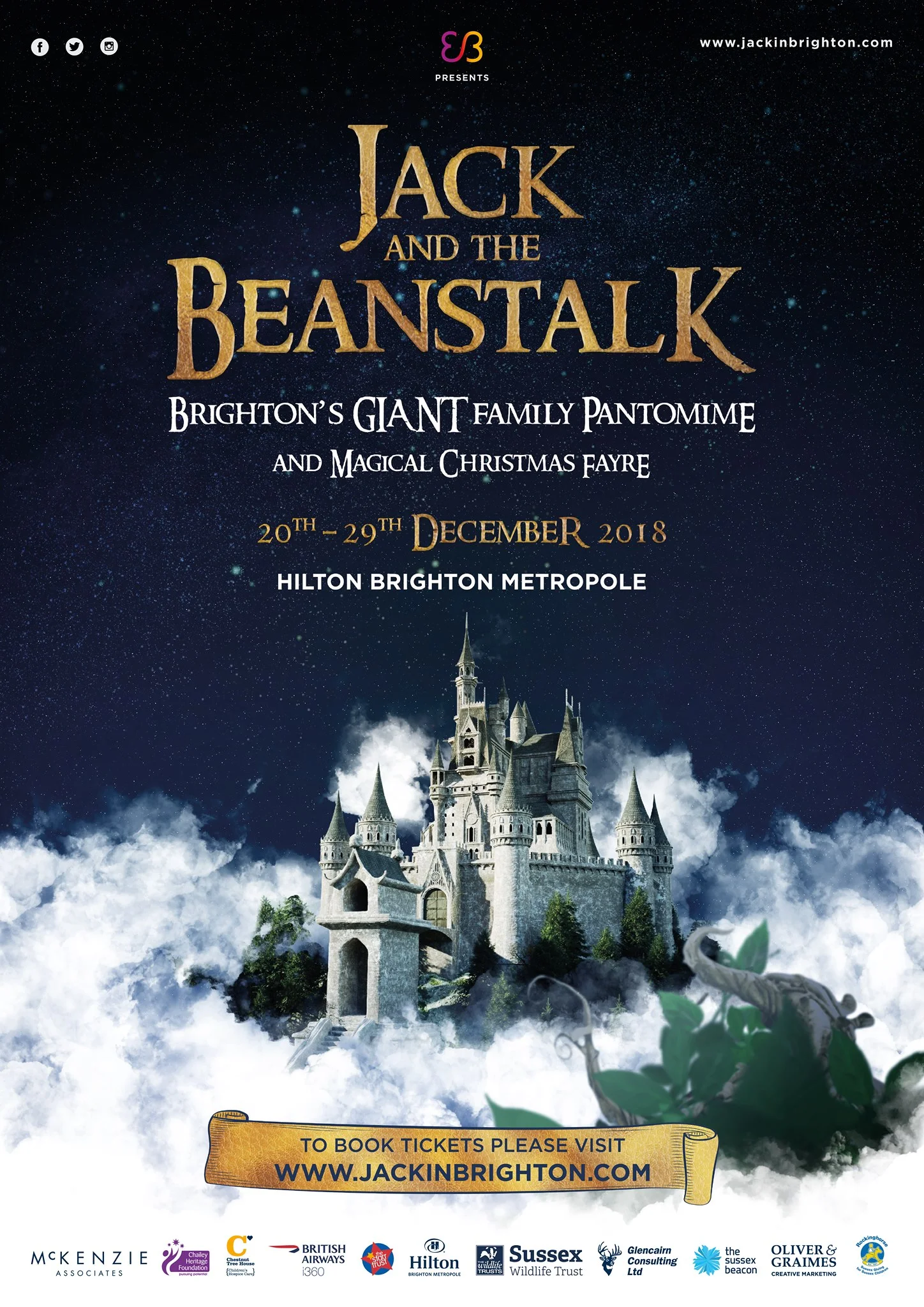 Fee Fi Fo Fum, Family Panto Returns to Brighton!