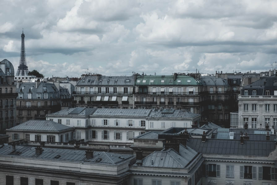 Šiek tiek Paryžiaus stogų ir jis - Eifelio bokštas! Some roofs of Paris and Eiffel tower!