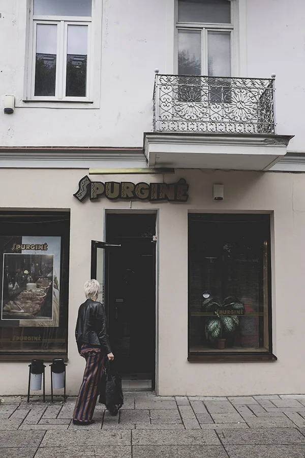 Garsioji Kauno Supurginė. Famous donut house in Kaunas.