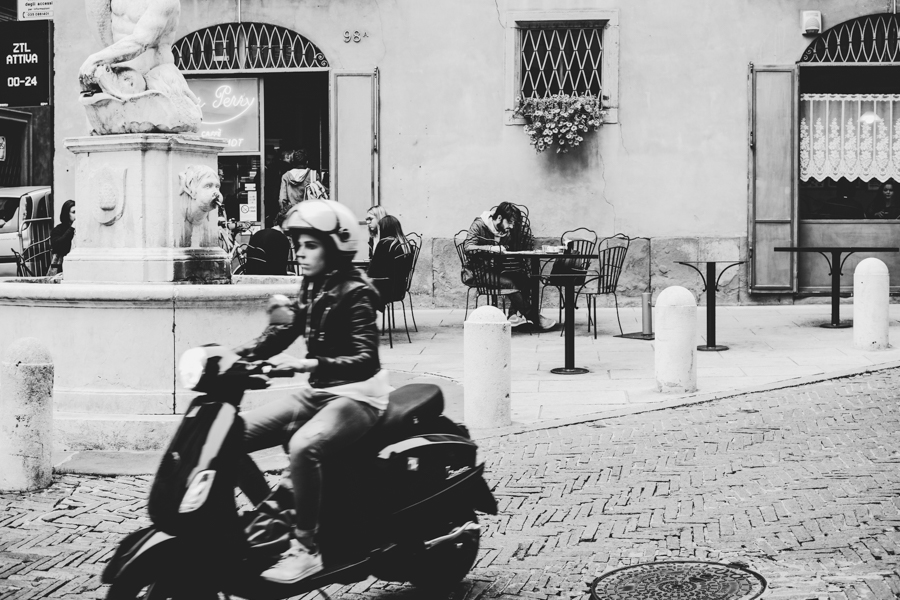 Itališkas vaizdelis. Bergamo Italian view. Bergamo