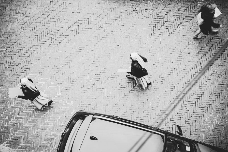 Vienuolė. Bergamo Nuns. Bergamo