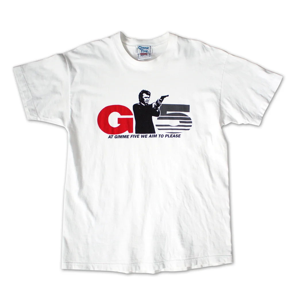 Gimme Five Clint tee, artwork by Stephan Jay Rayon (90s).
