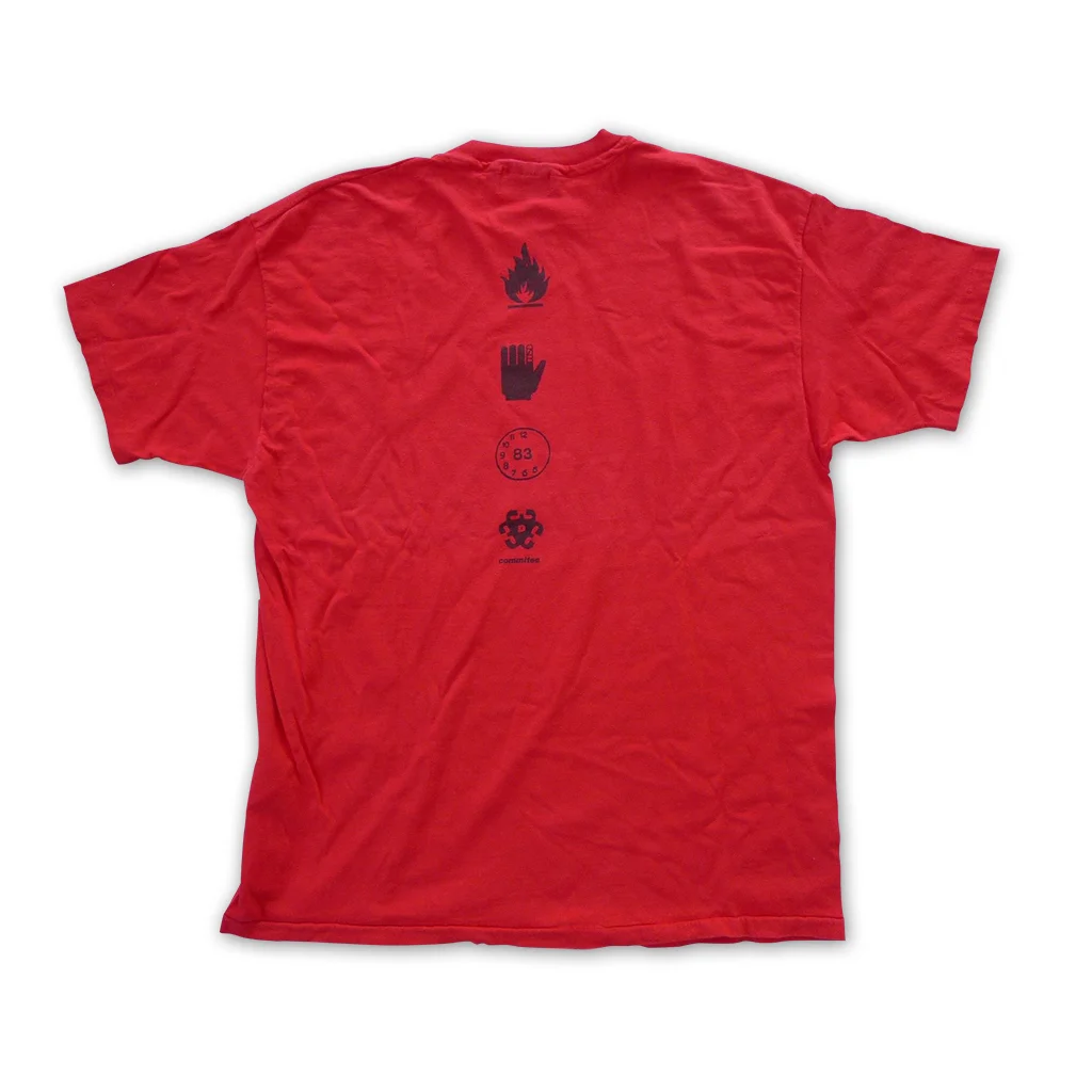 Gimme Five x Judy Blame x Massive Attack collaborative tee - back (early90s).
