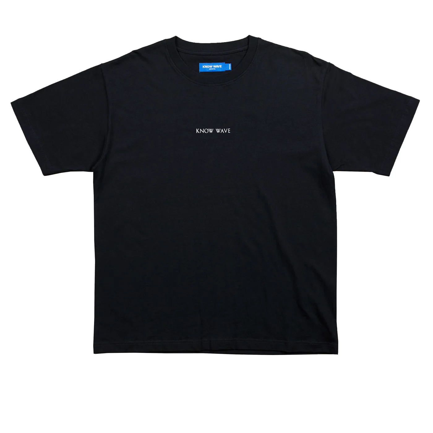 KnowwaveChestLogoTeeBlackFront.jpg