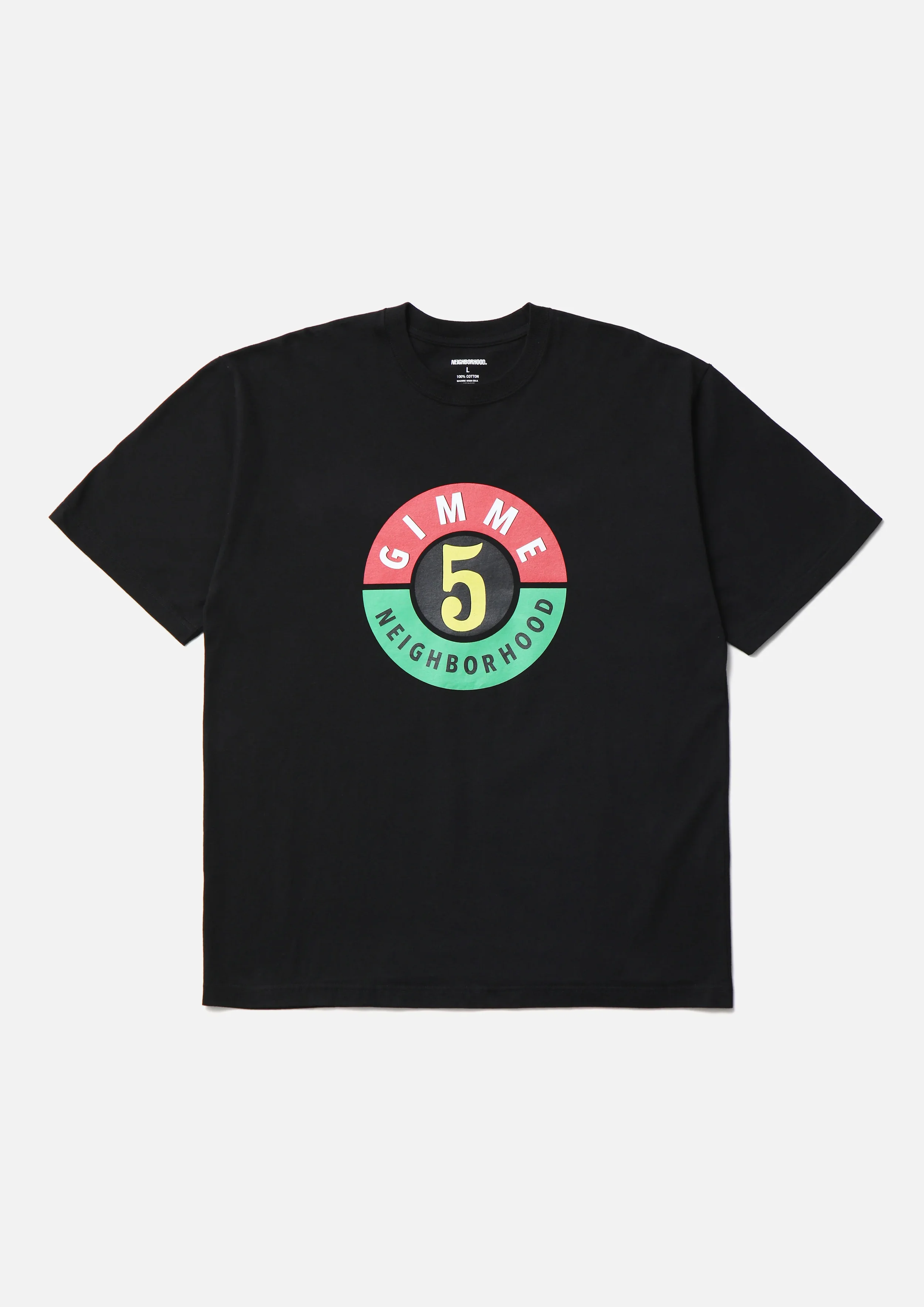 NEIGHBORHOOD X GIMME 5 'TEE SS-3' (BLACK)