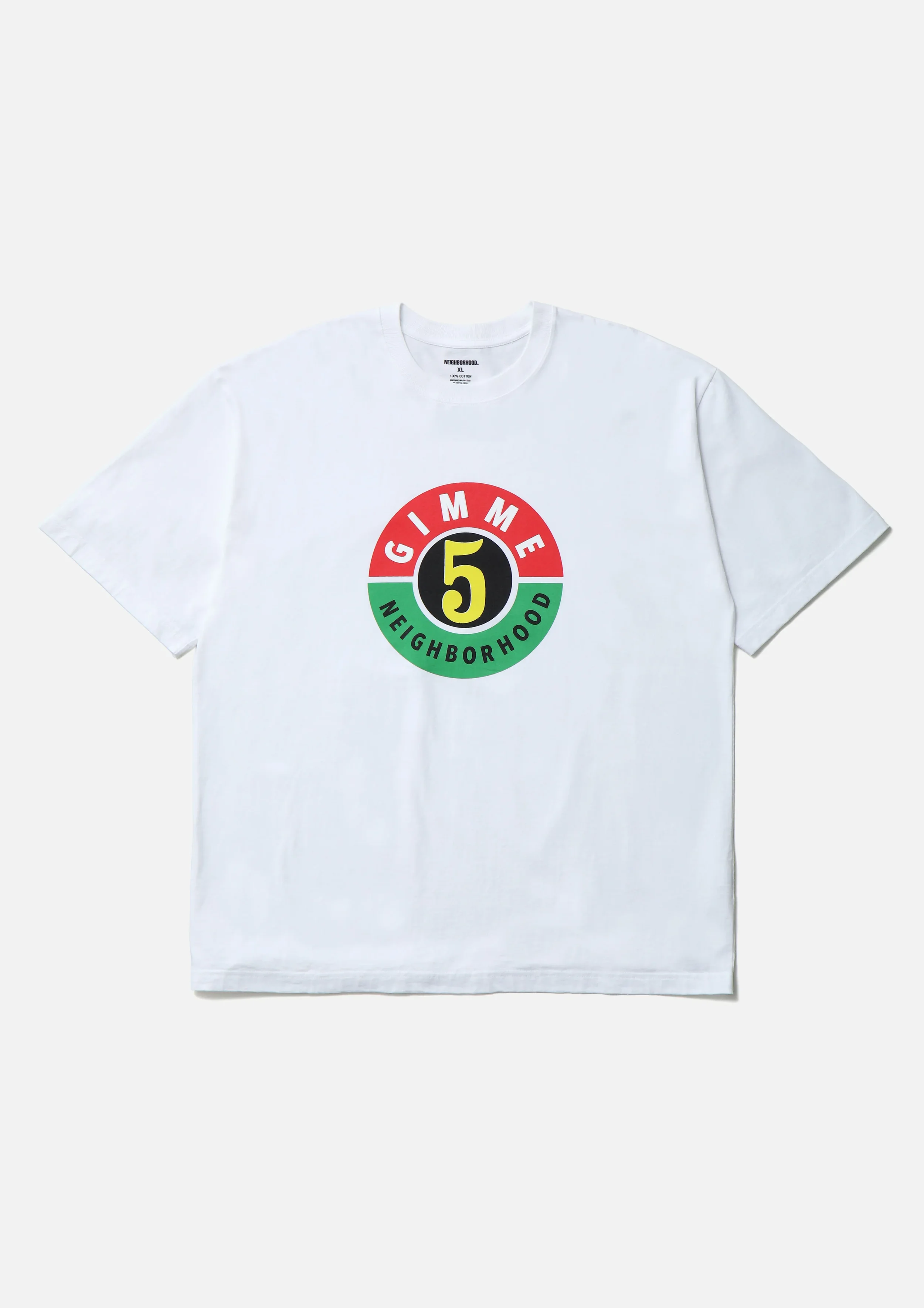 NEIGHBORHOOD X GIMME 5 'TEE SS-3' (WHITE)