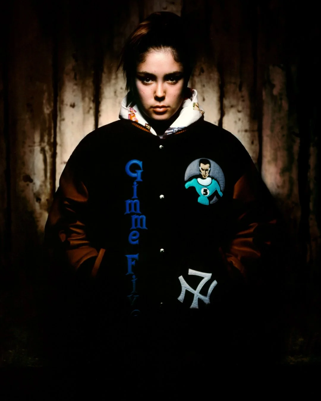 Brain Dead x Nexus VII x Gimme 5 Varsity Jacket - Brown 