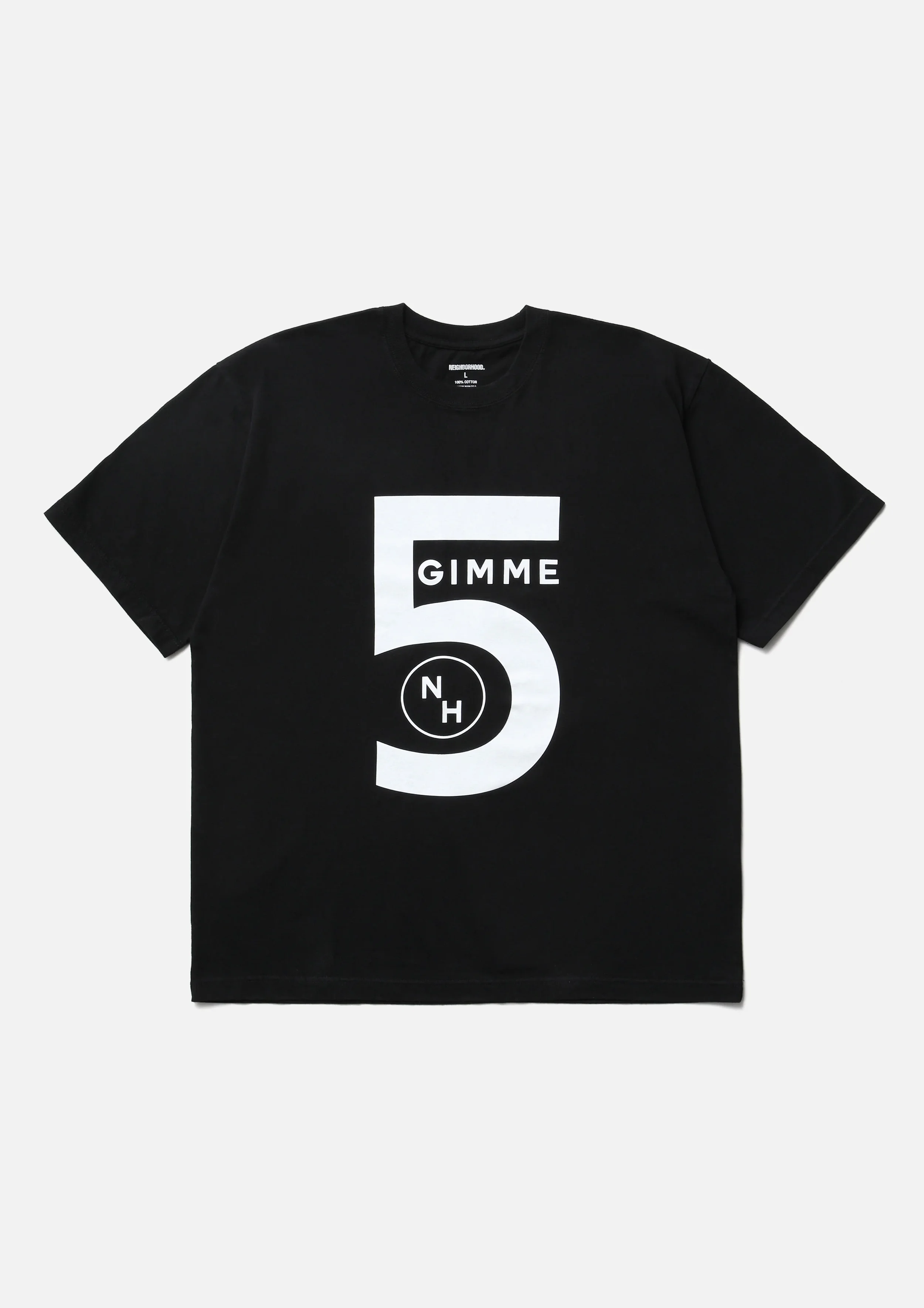 NEIGHBORHOOD X GIMME 5 'TEE SS-2' (BLACK)