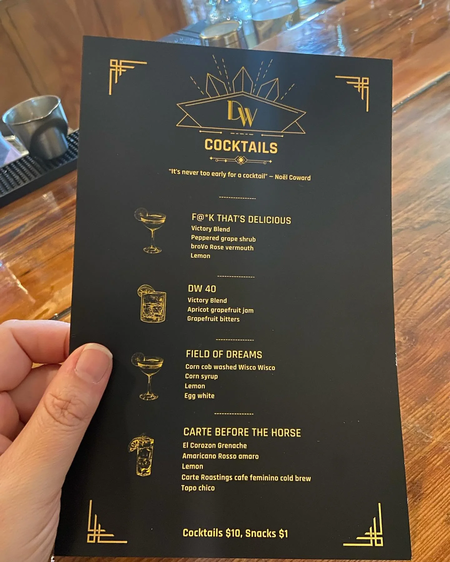 This month&rsquo;s cocktails by @warrenpiece86! Not a bad lineup, if we do say so ourselves&hellip;

O Club every Tuesday 4-8pm. Don&rsquo;t miss out!