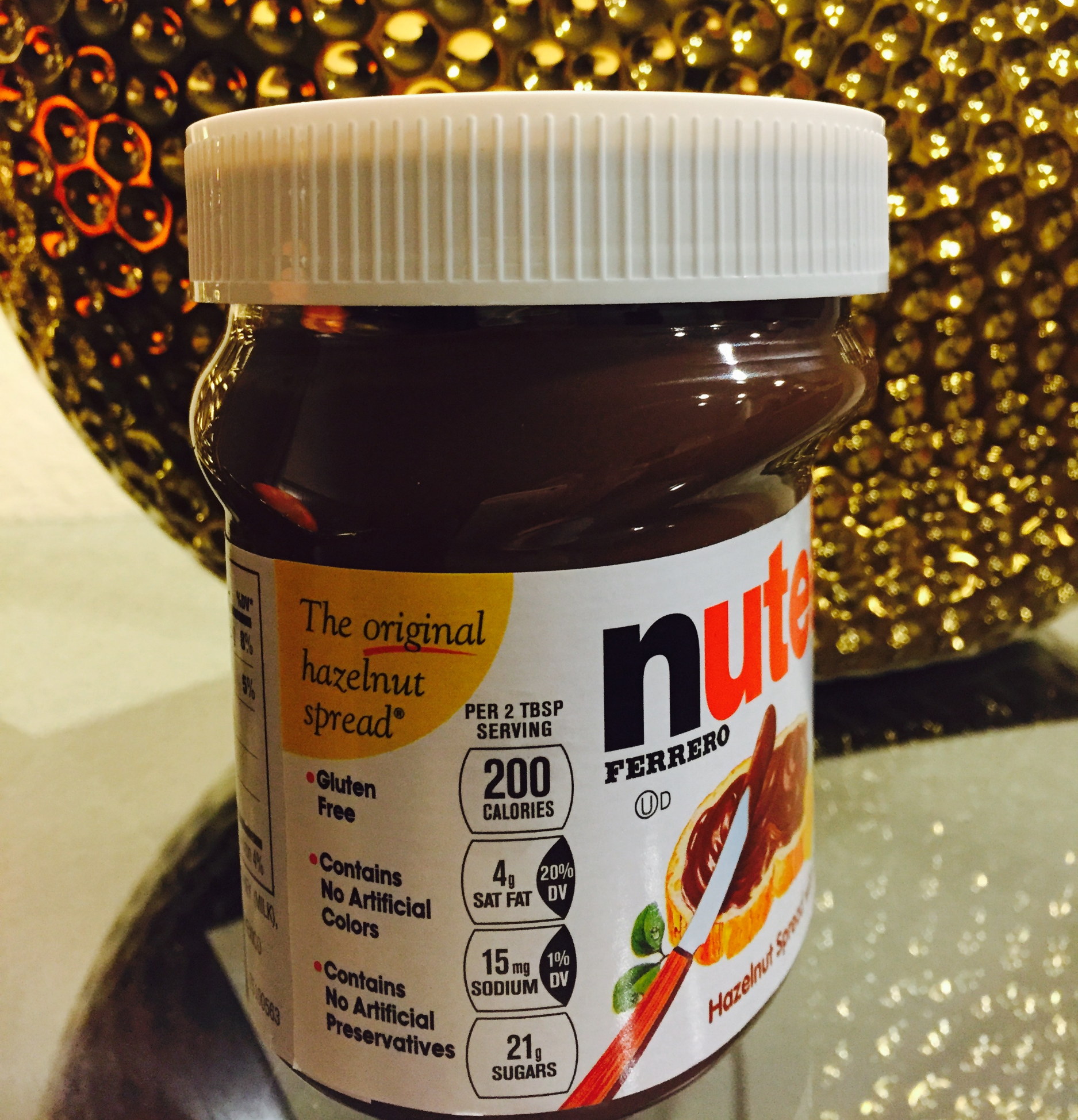 Nutella be gliuteno/be glitimo.