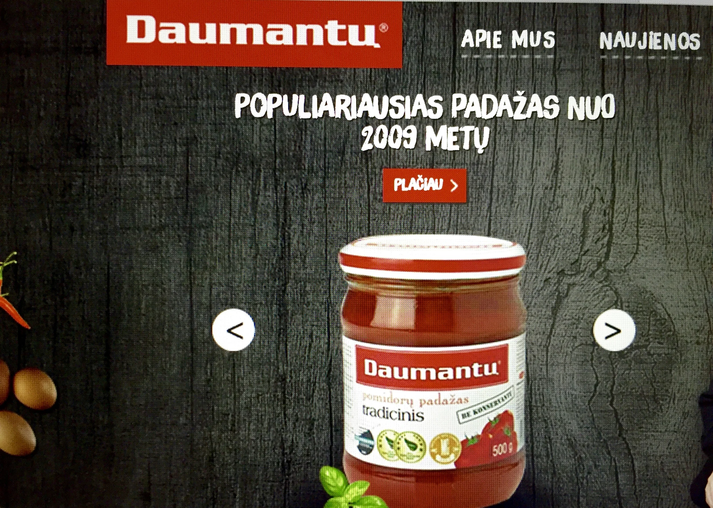 “Daumantų” produkcija - be gliuteno (papildyta)