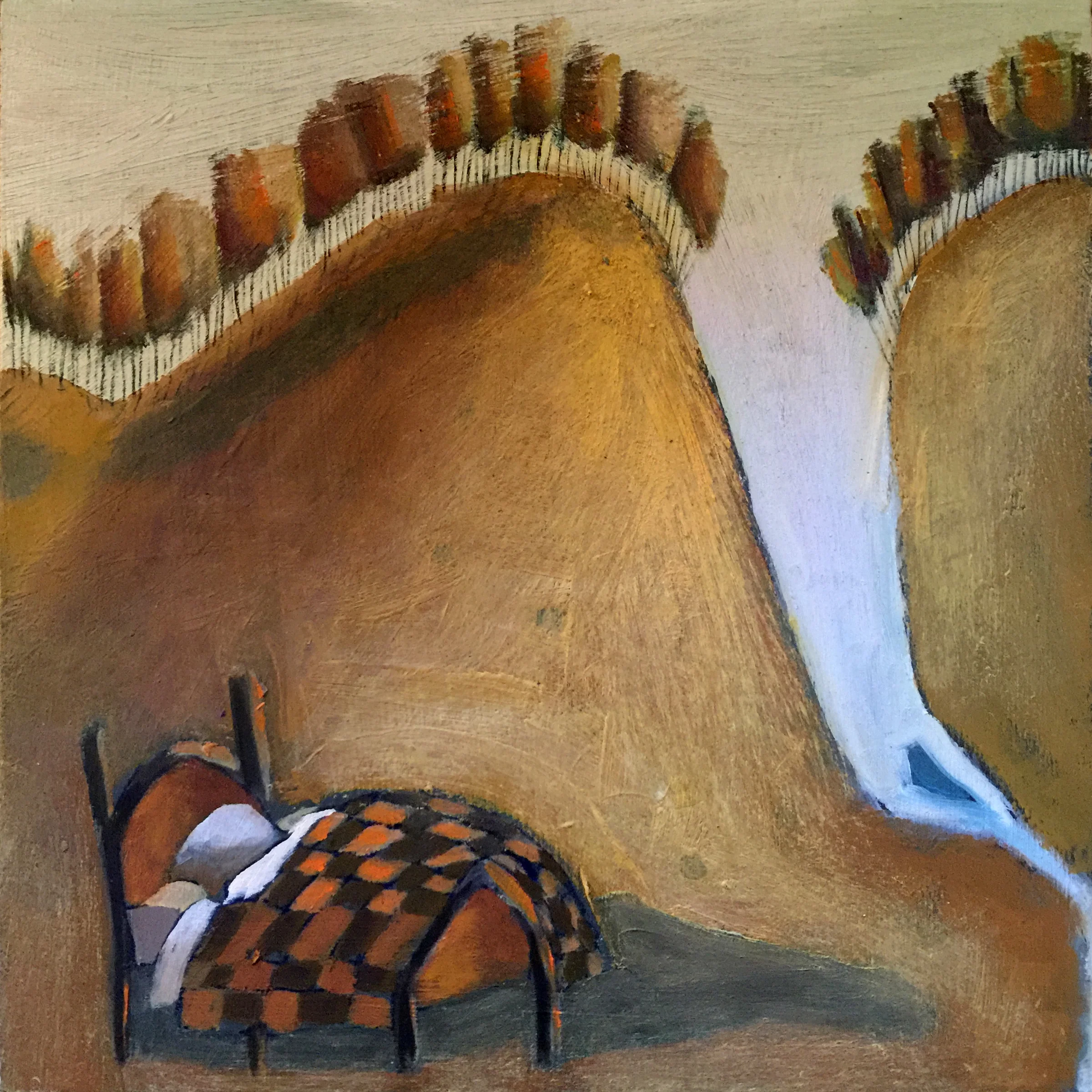 aspeep in a brown earth