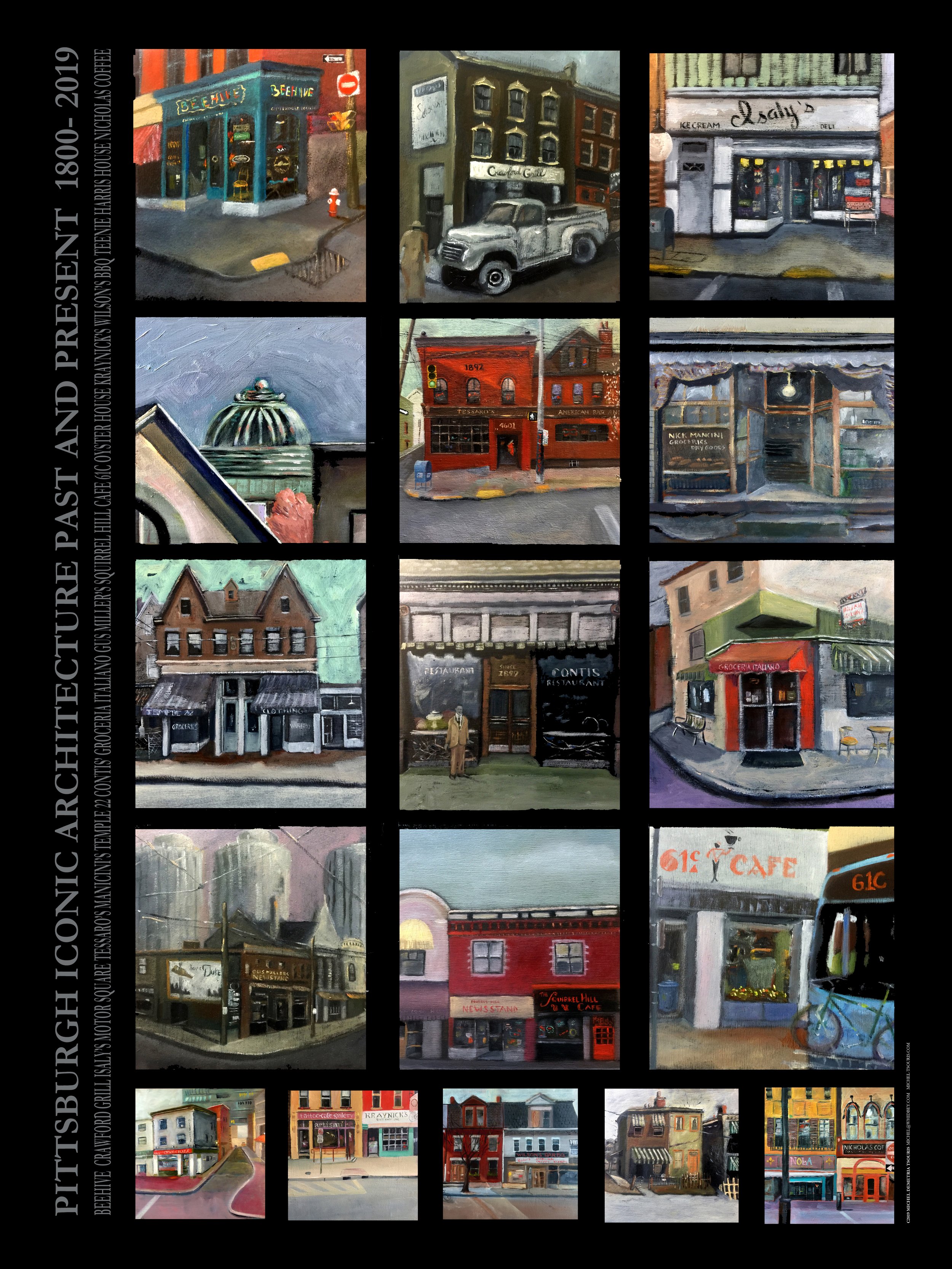 Pittsburgh Icons Greeting Card  Sets of 10 Images