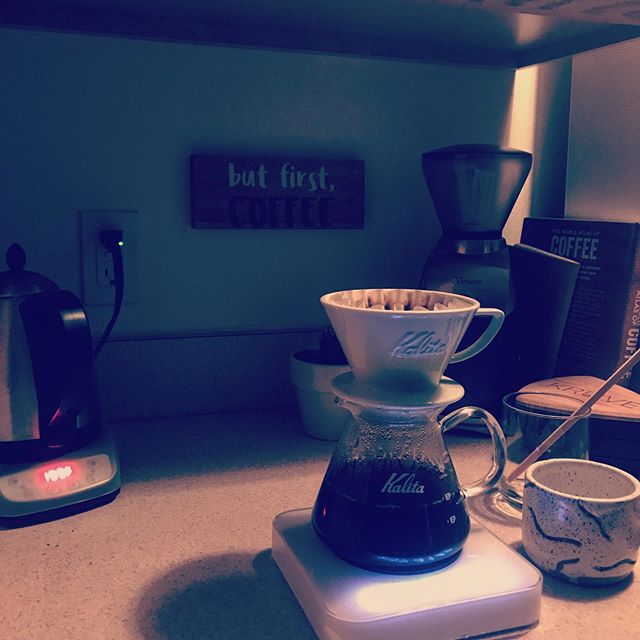 Morning brew @madcapcoffee Hanapu, Guatemala on the Kalita