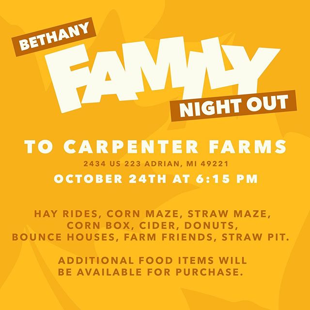 Family night out! A free family event this Thursday!