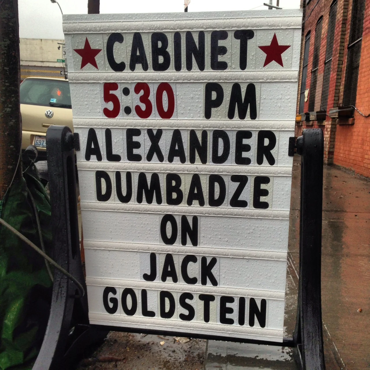 The Art & Law Program and Cabinet Magazine collaborate on Jack Goldstein talk