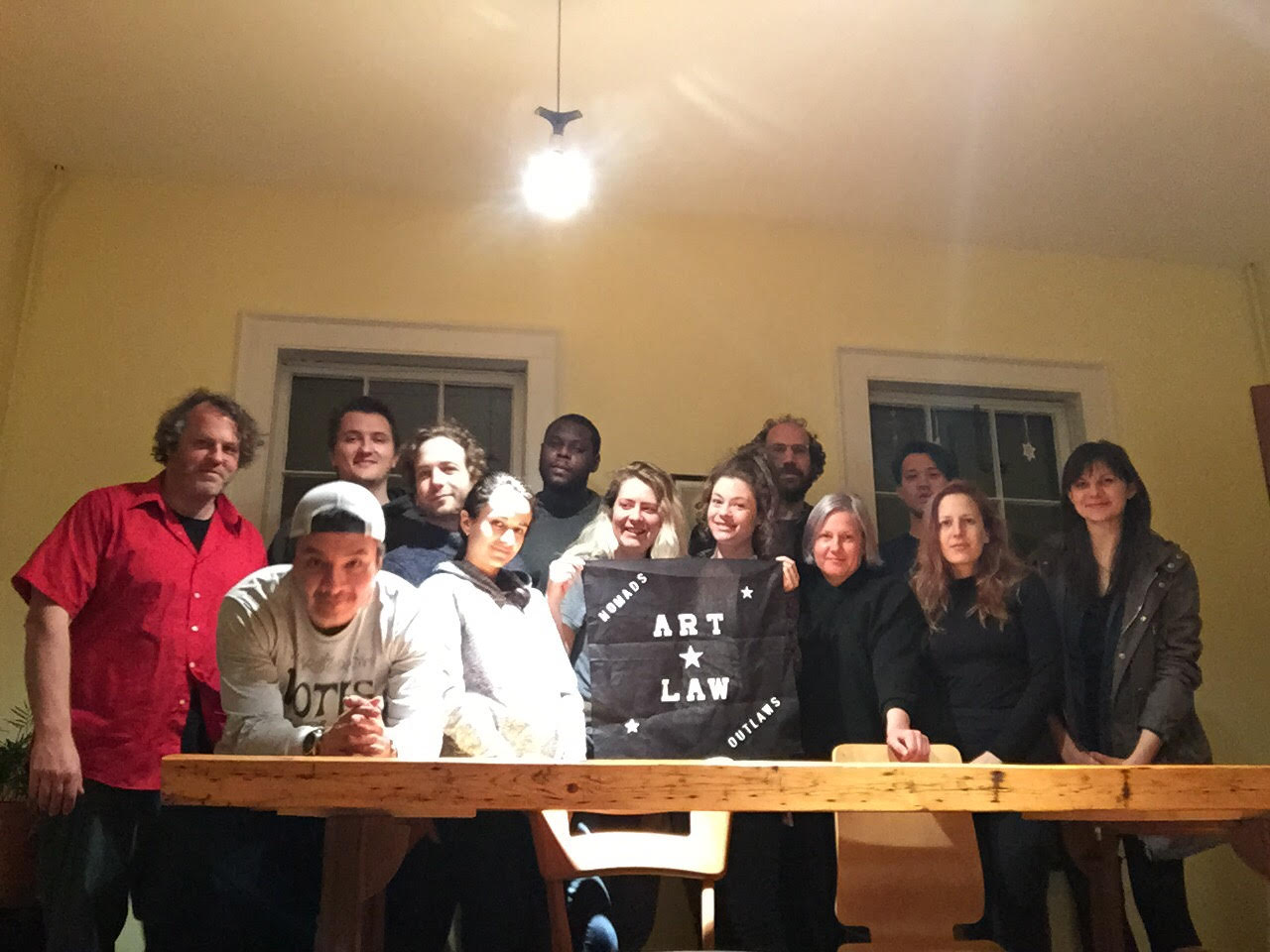 2016 spring term fellows at Denniston Hill Artist Residency retreat.
