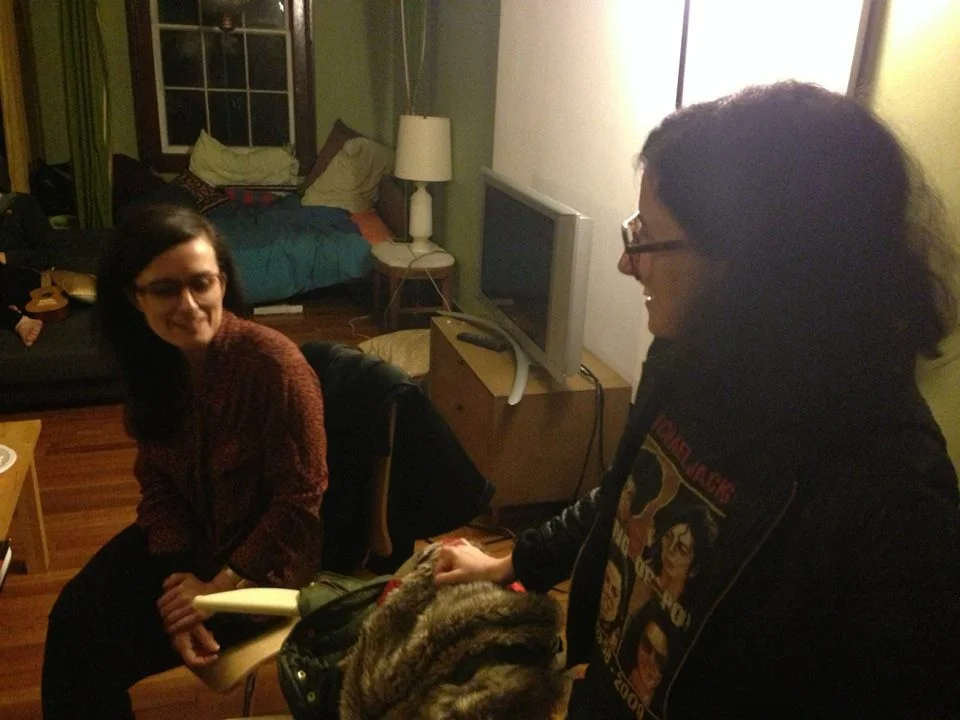 Soda_Jerk planning their next devious art project. Love it!
