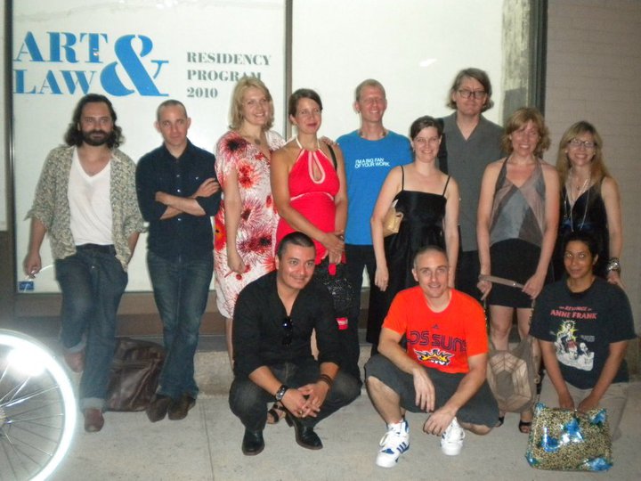 2010 fellows at Michelle Maccarone Gallery for the artist exhibition, 2010.