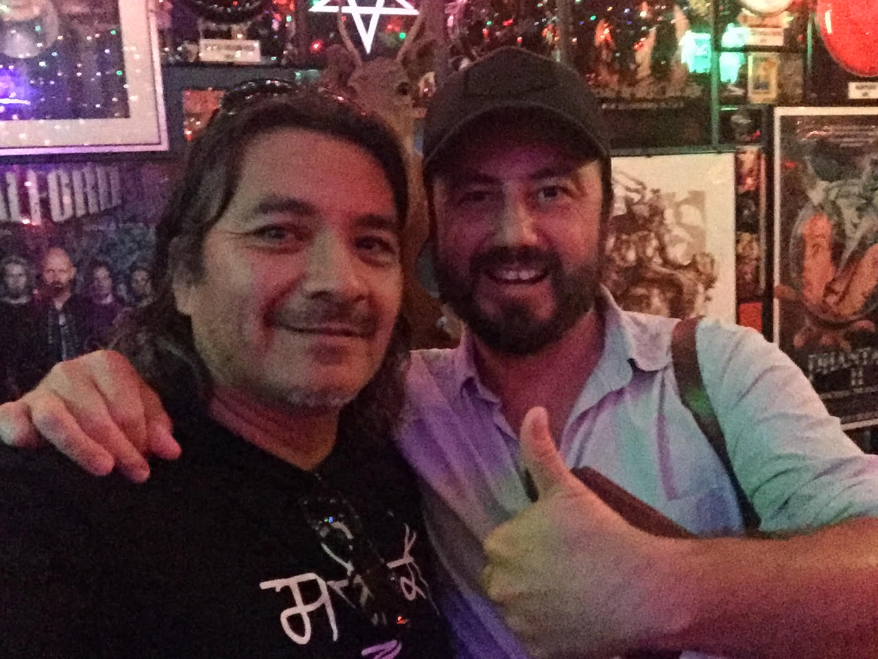 With artist, provocateur, and seminar leader, Hakan Topal at Duff's NYC. (July 2017).