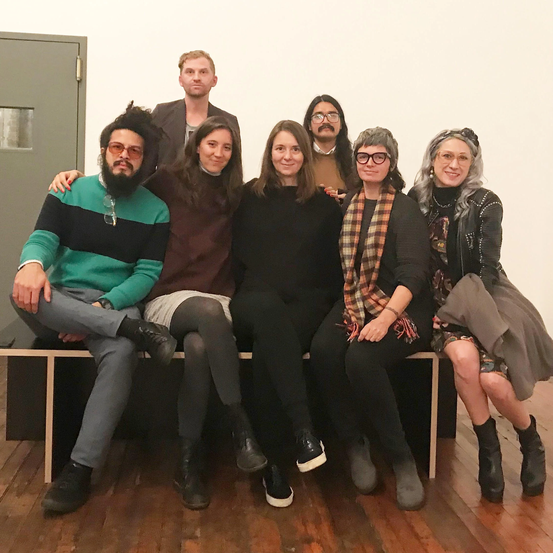 2019 Fall Fellows after a tour of Donald Judd’s home on Spring St., NYC. A huge thanks to our repeat offender, Chris Rawson, for always arranging for these tours. (Pictured from left to right: Armando Rosales Rivero, Chris Rawson, Ivana Dizdar, Elizabeth Smolarz, Carlos Jiménez Cahua, Mira Friedlaender, Claudia Fernandez.)