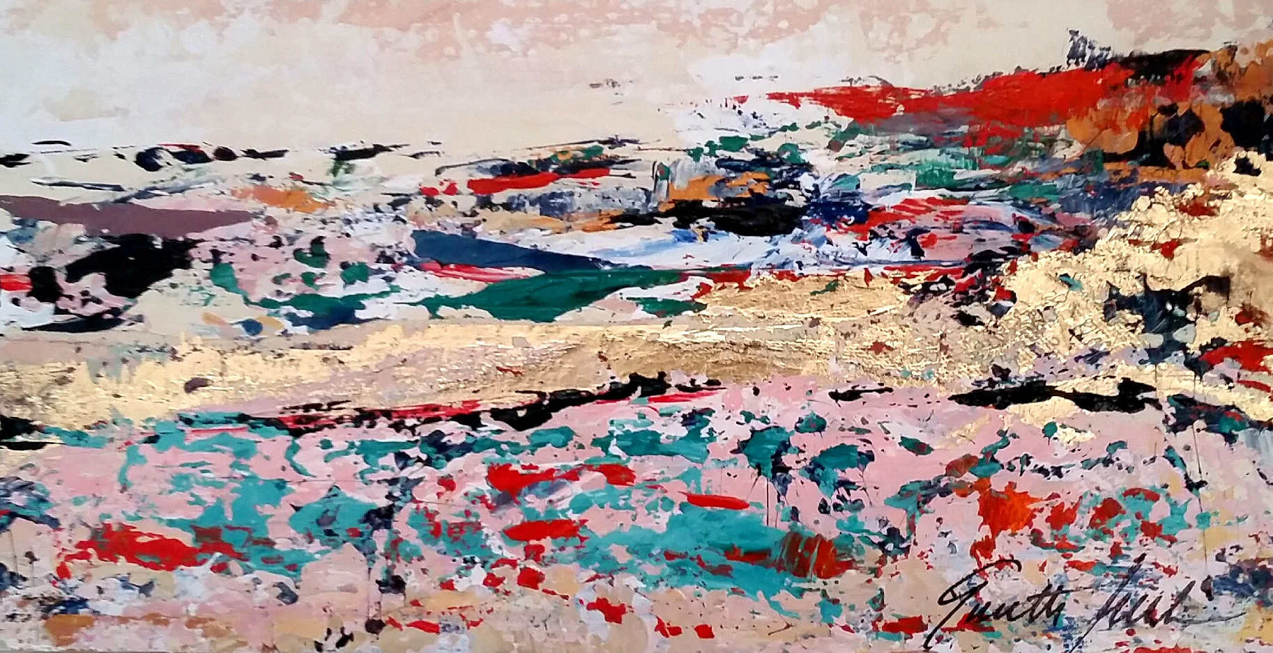Walking on Gold (detail)