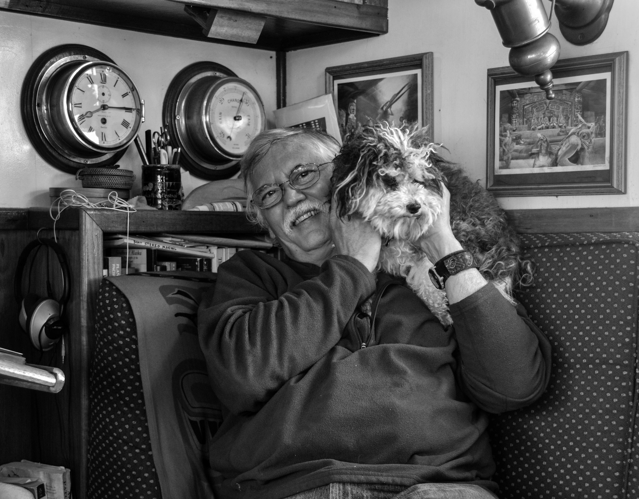 Our Port Townsend Family: Vic and Lola. 