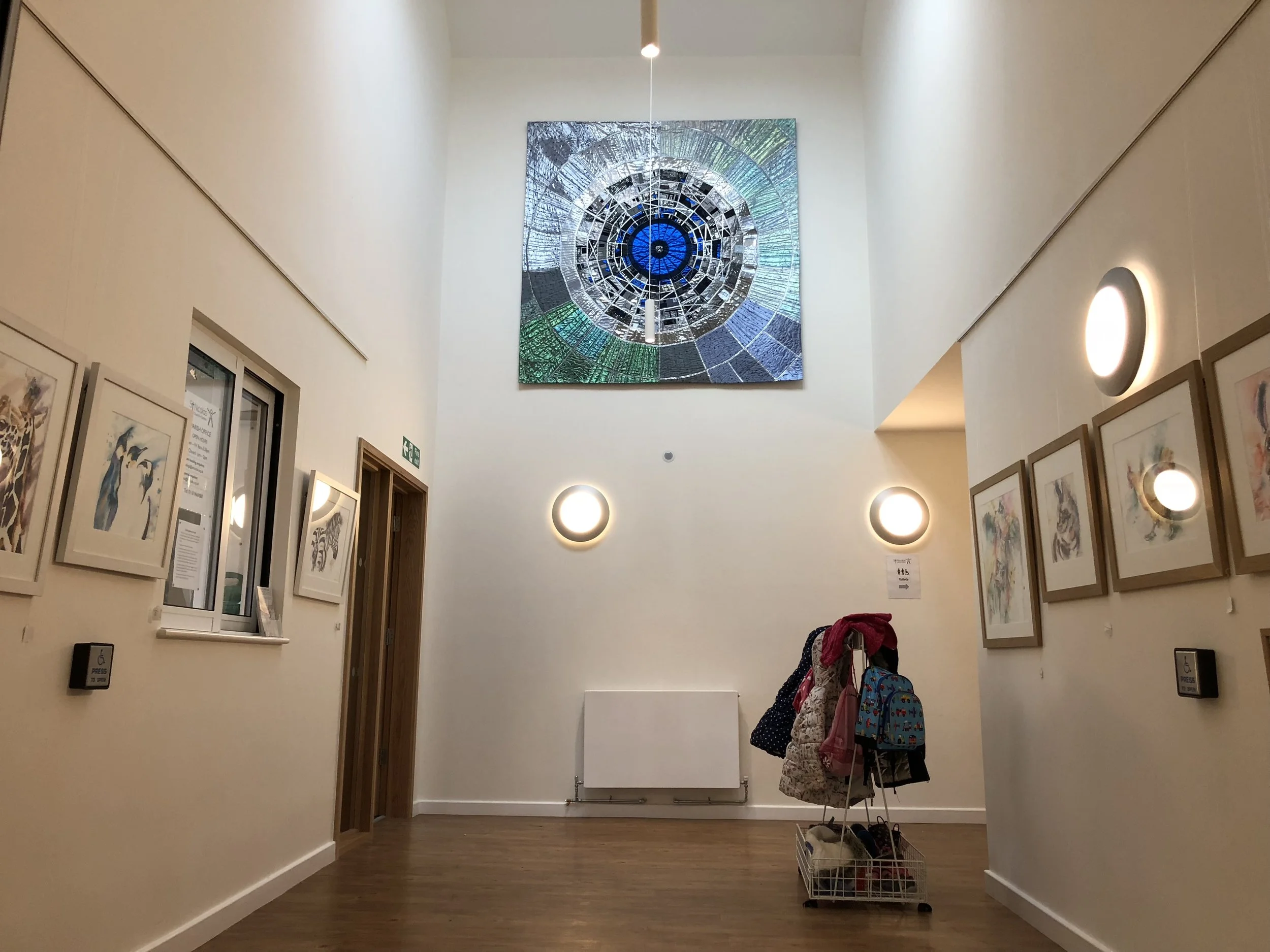 Interior repaint of a church in Lower Earley