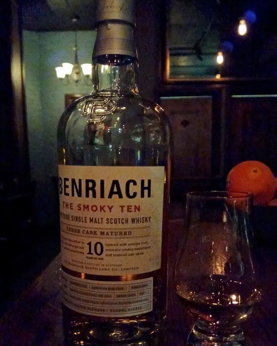 The Smokey Ten. #whisky #scotch #whiskey #bar #nyc #uws #benriachwhisky