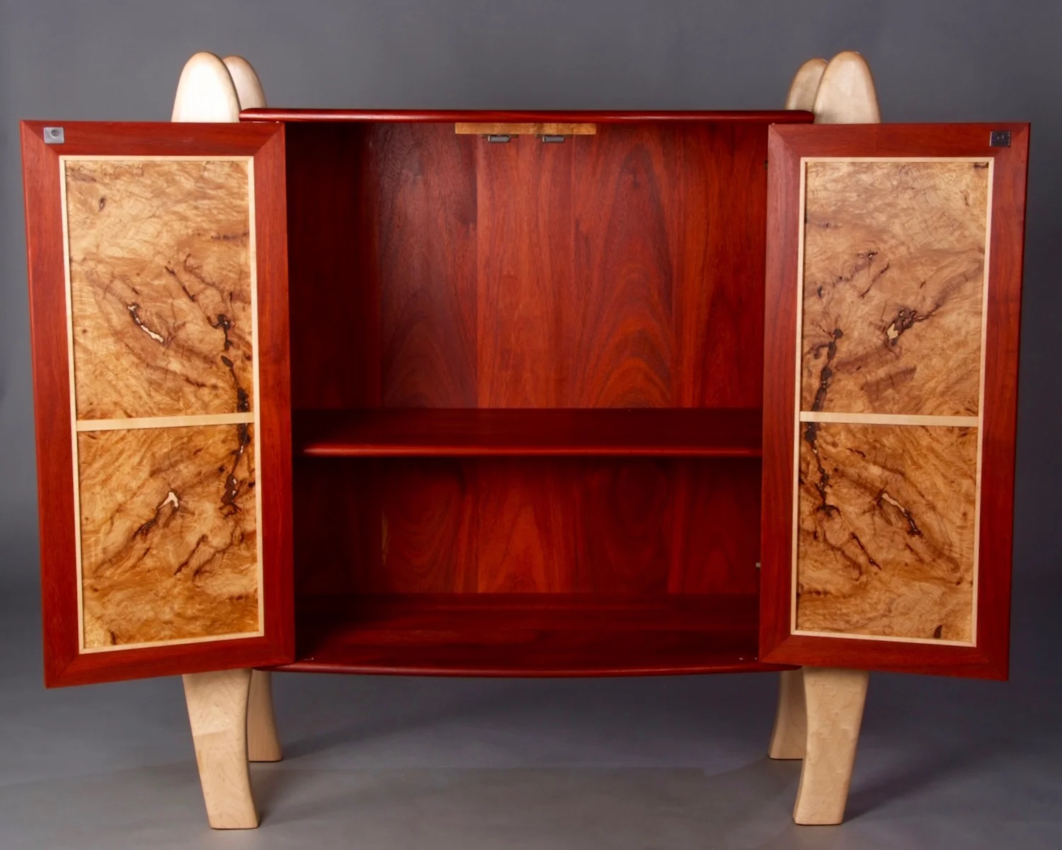 Maple Burl Cabinet