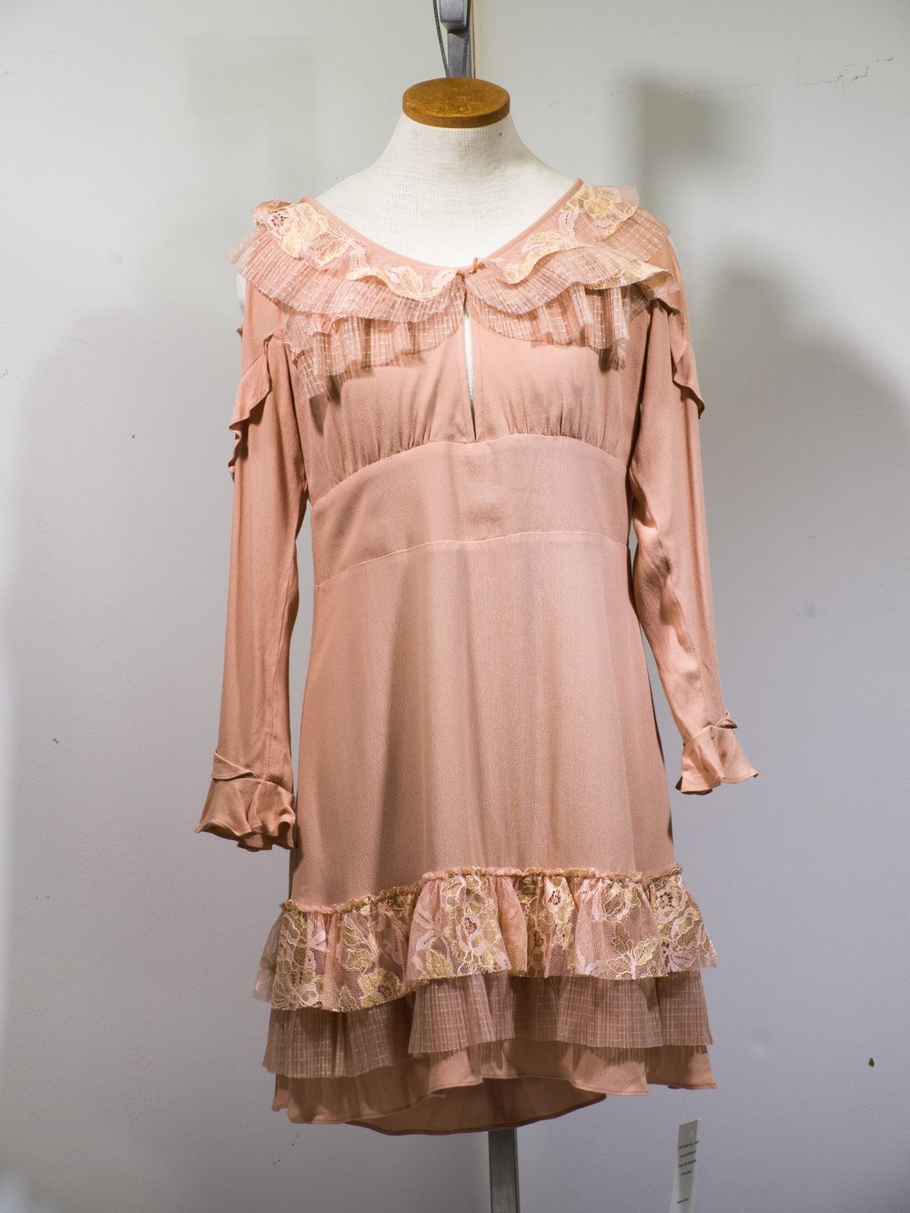 For Love and Lemons Dress Women's size large Tan Peach-The Enchanted Forrest