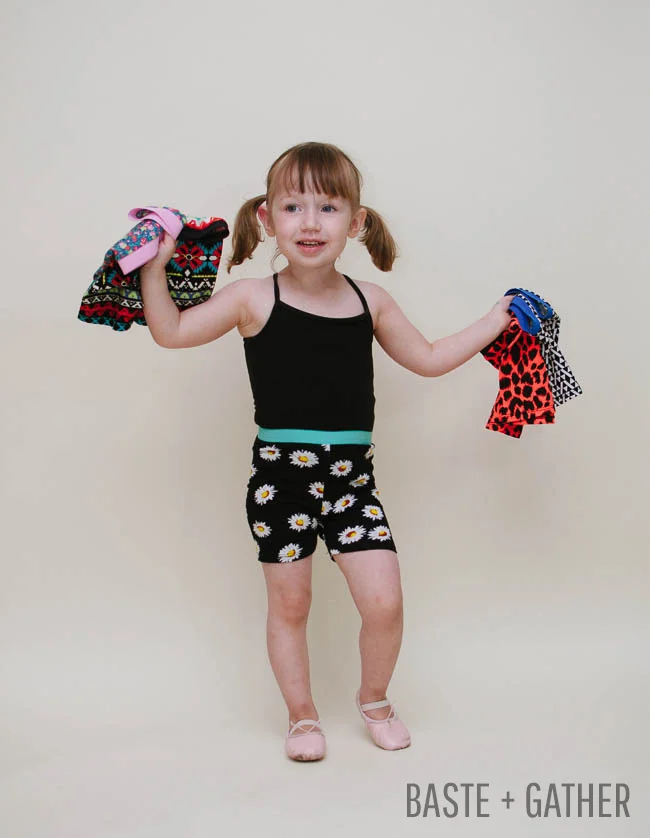 Summer Shorties | Free Sewing Pattern by Selvage Designs for BASTE + GATHER