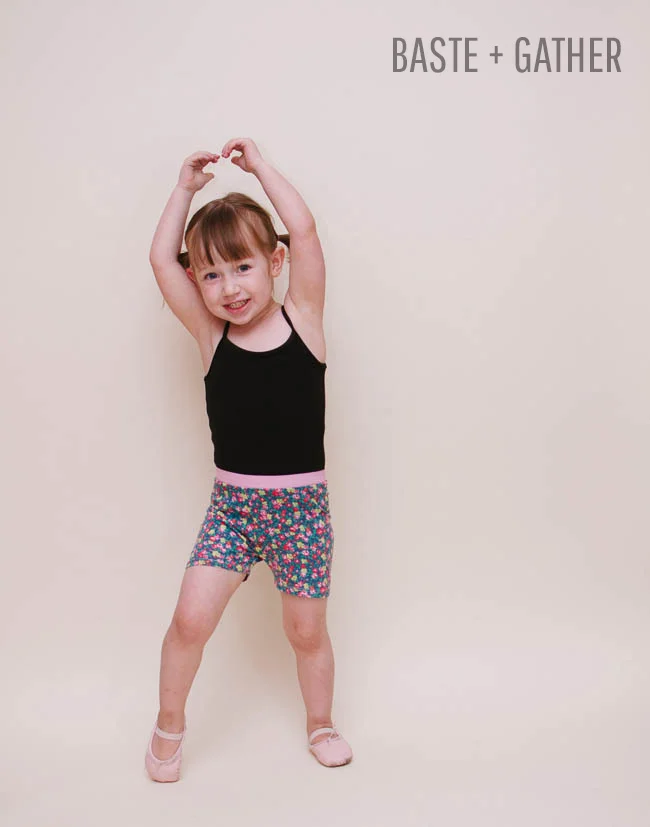 Summer Shorties | Free Sewing Pattern by Selvage Designs for BASTE + GATHER