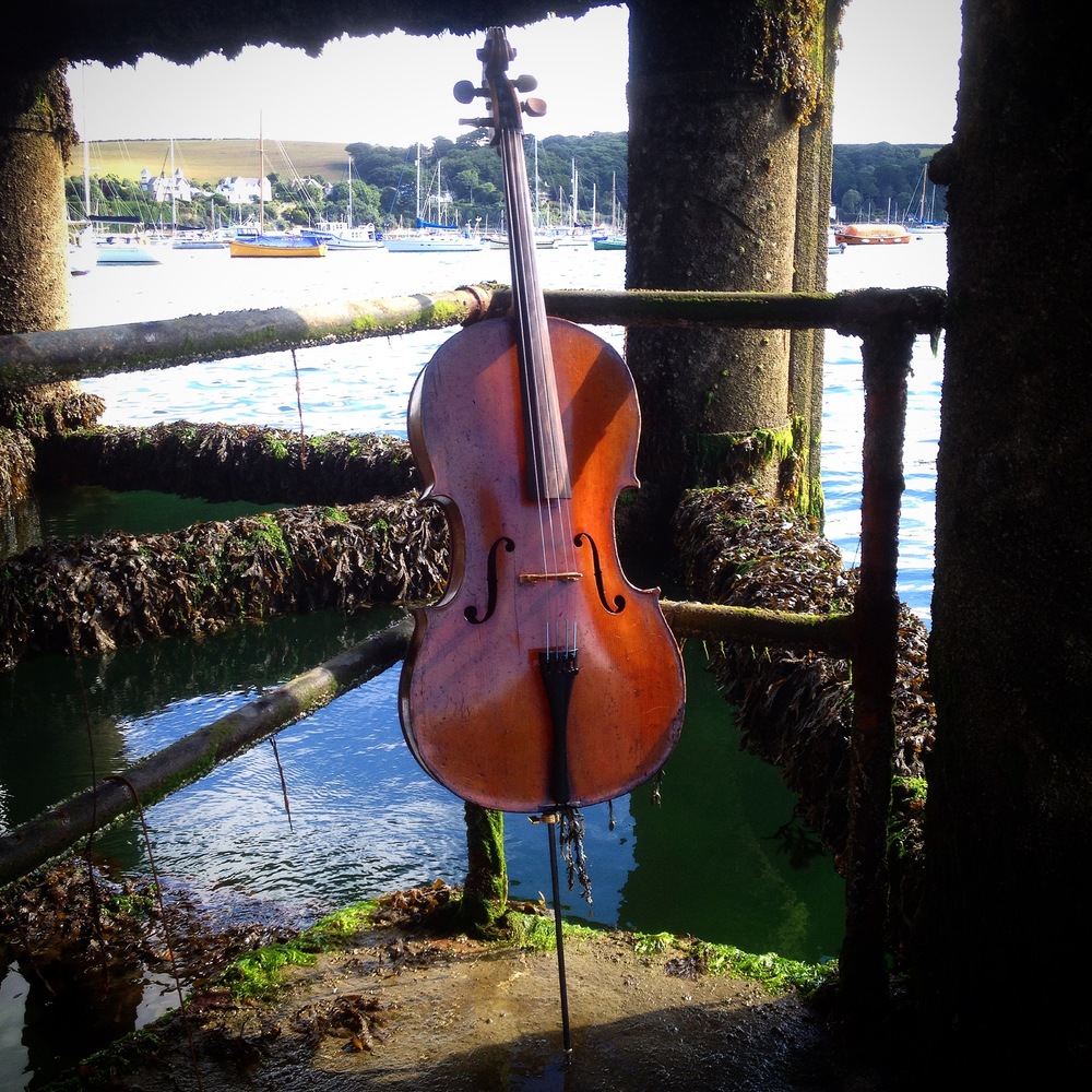 The underbelly of Falmouth Pier