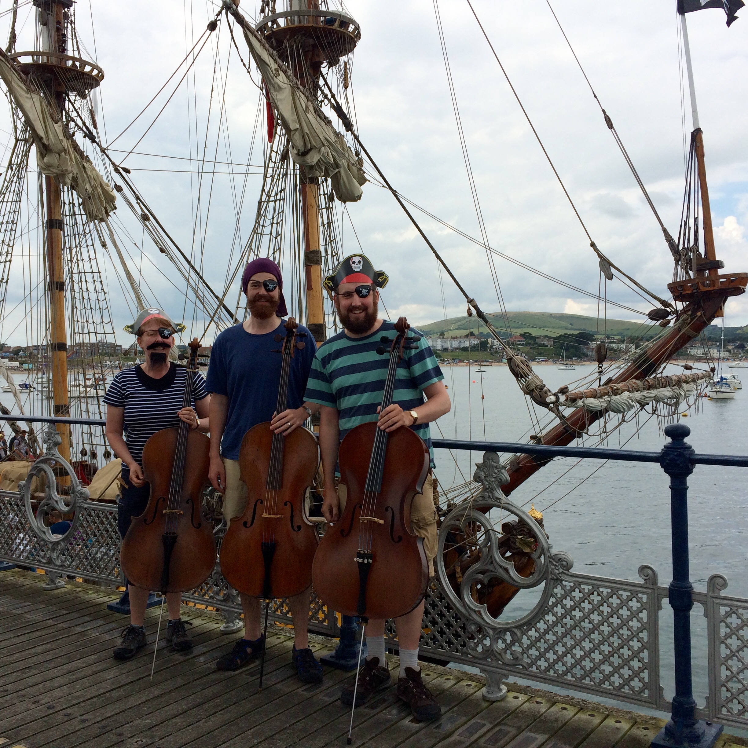 As Pirates on Swanage Pier