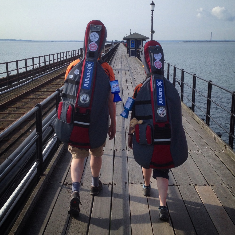 The Long Walk Up Southend Pier