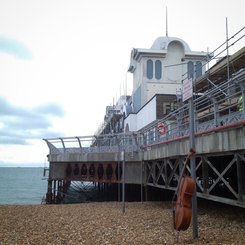 Southsea South Parade Pier - being renovated