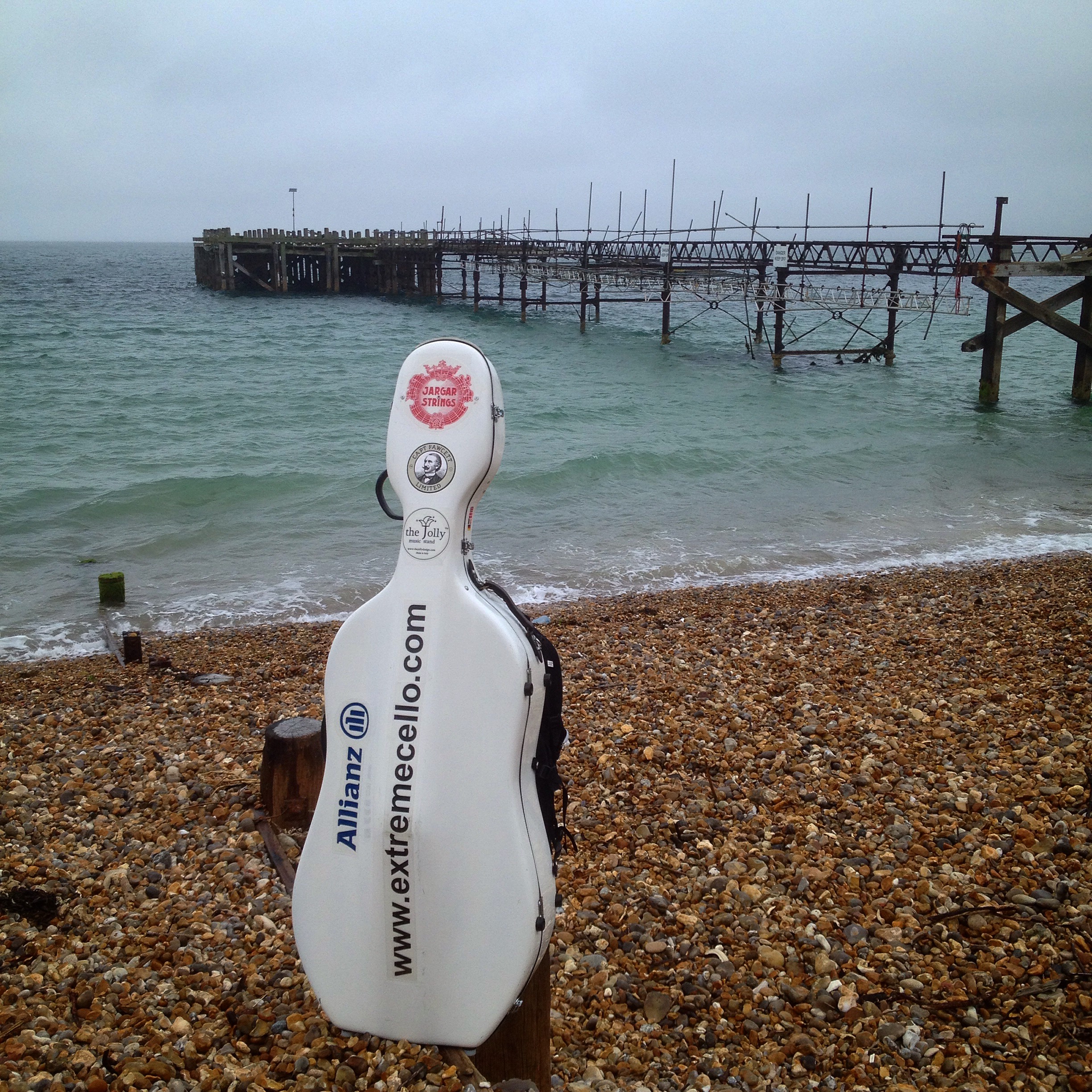 Totland Bay's derelict pier