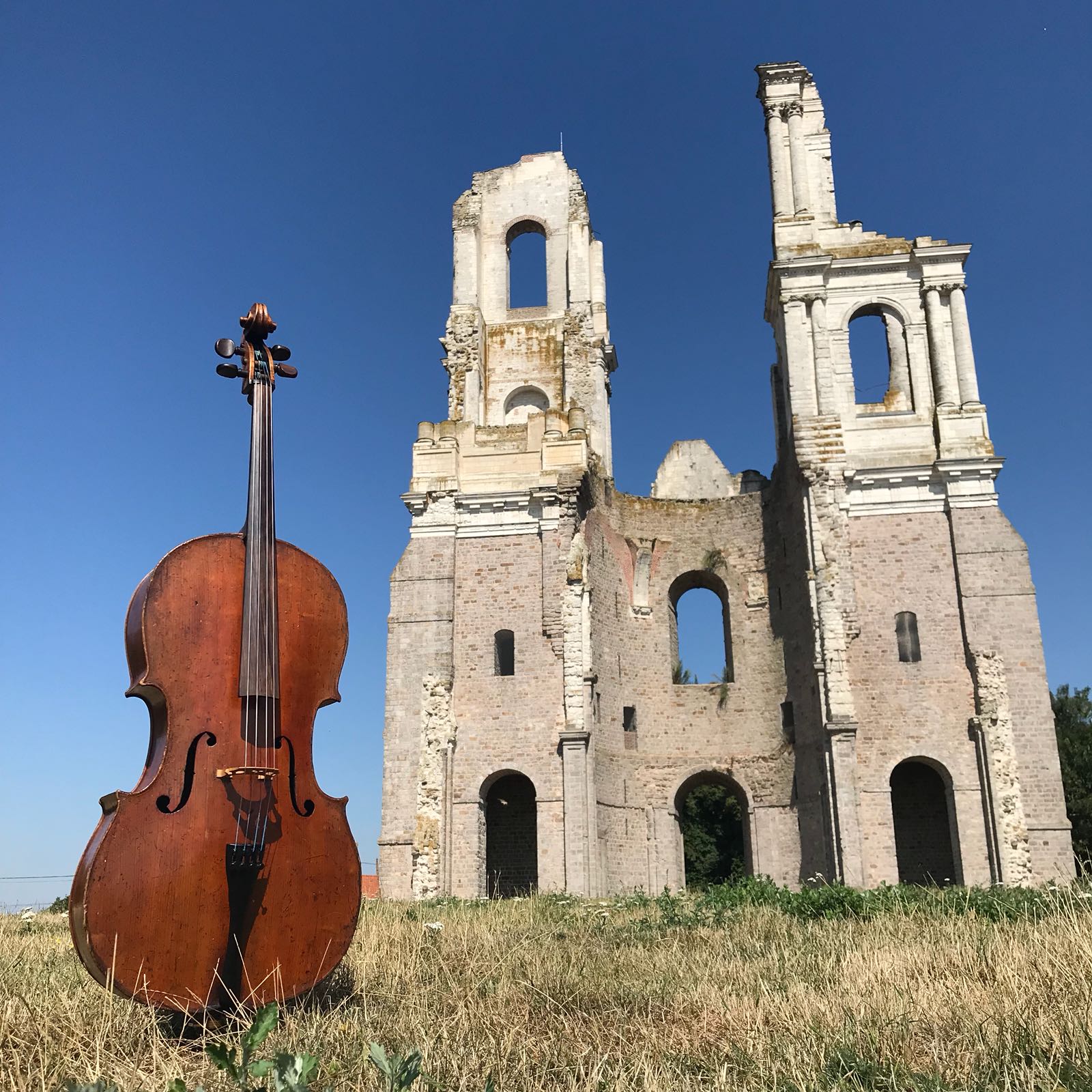 Mont St Eloi - ruins of the abbey